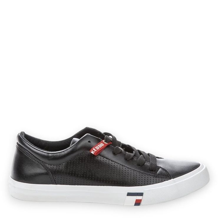 KEDDO DENIM Laisvalaikio bateliai vyrams, Juoda, Sneakers 2