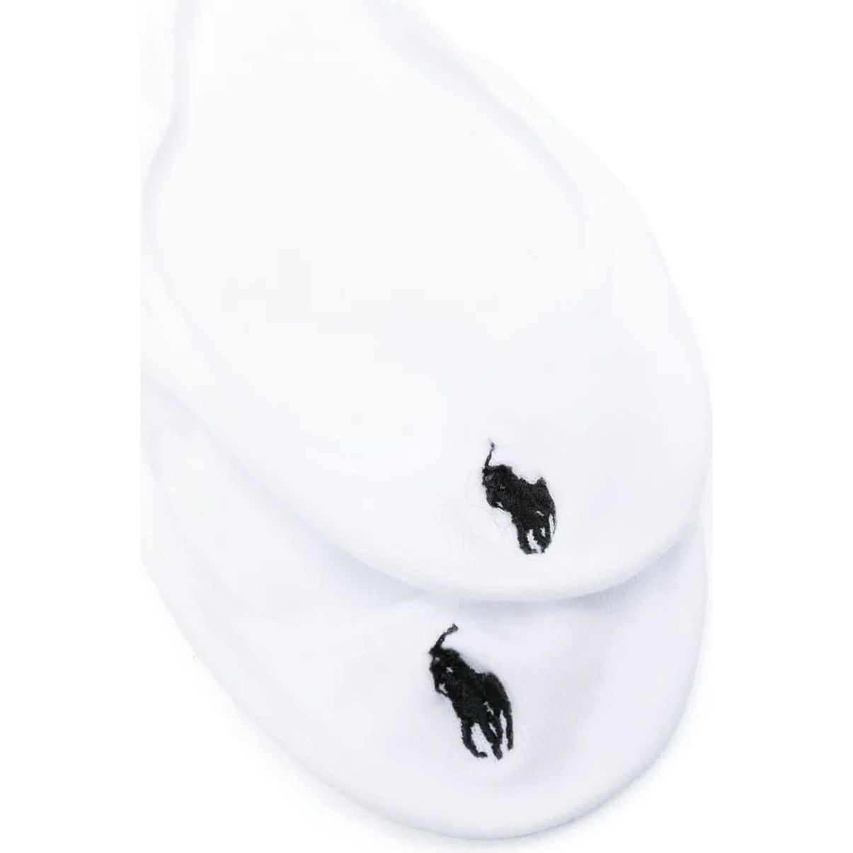 POLO RALPH LAUREN UW Kojinės moterims, Balta, Wide rib ank-socks 2