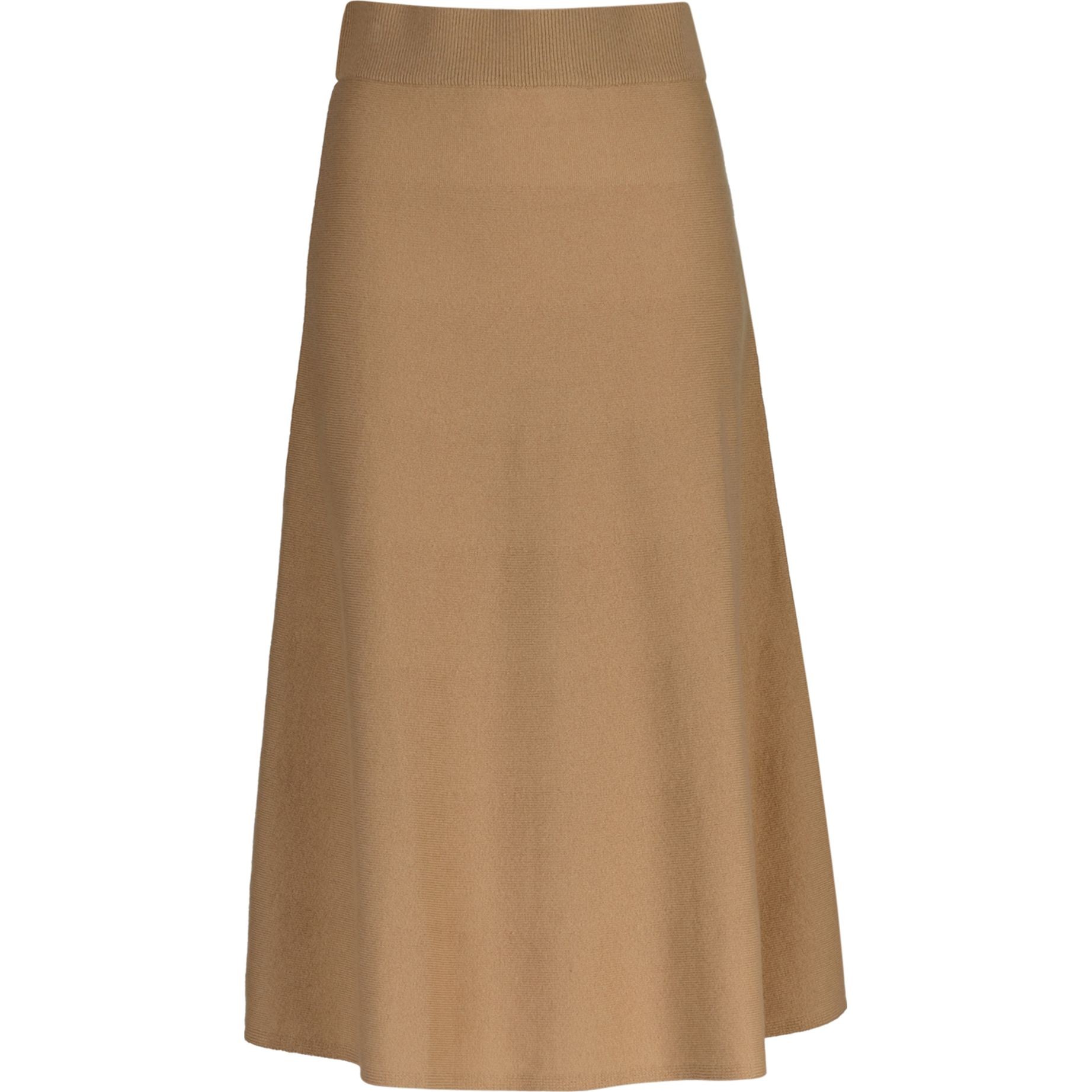 GANT Midi sijonas moterims, Ruda, Superfine lambswool skirt 1