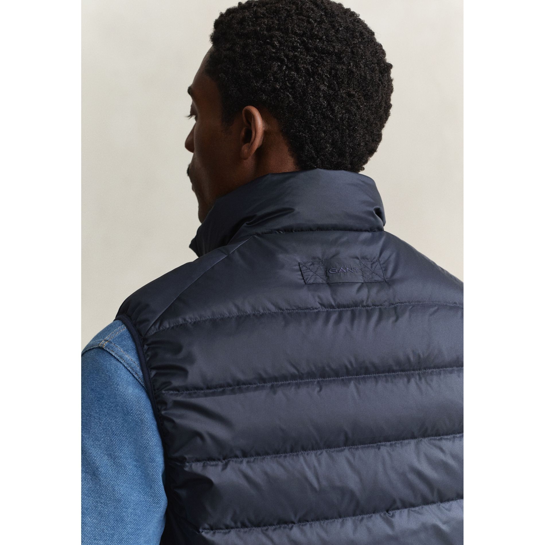 GANT Pūkinė liemenė vyrams, Mėlyna, Light down vest 4