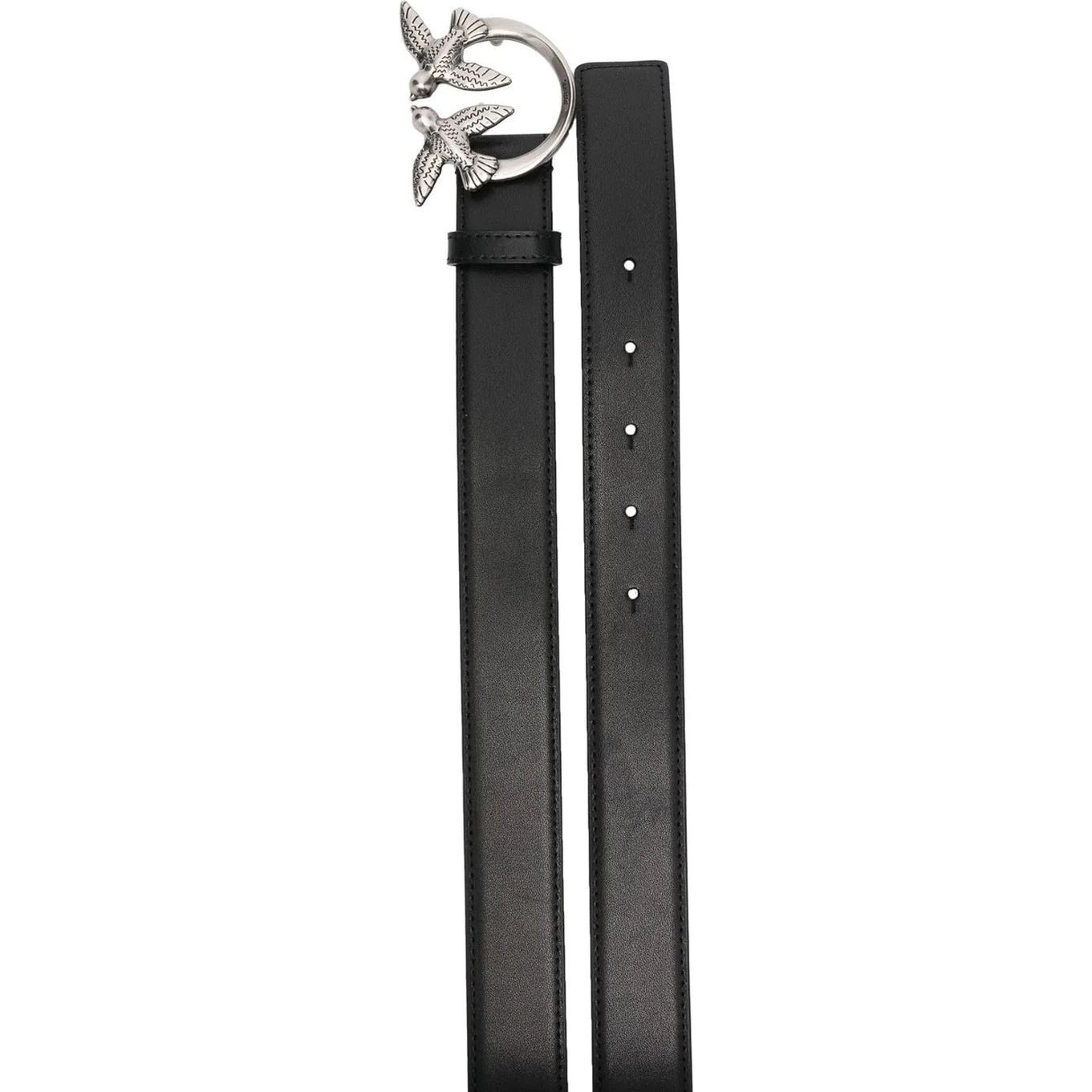 PINKO Diržas moterims, Juoda, Love berry h3 belt 2