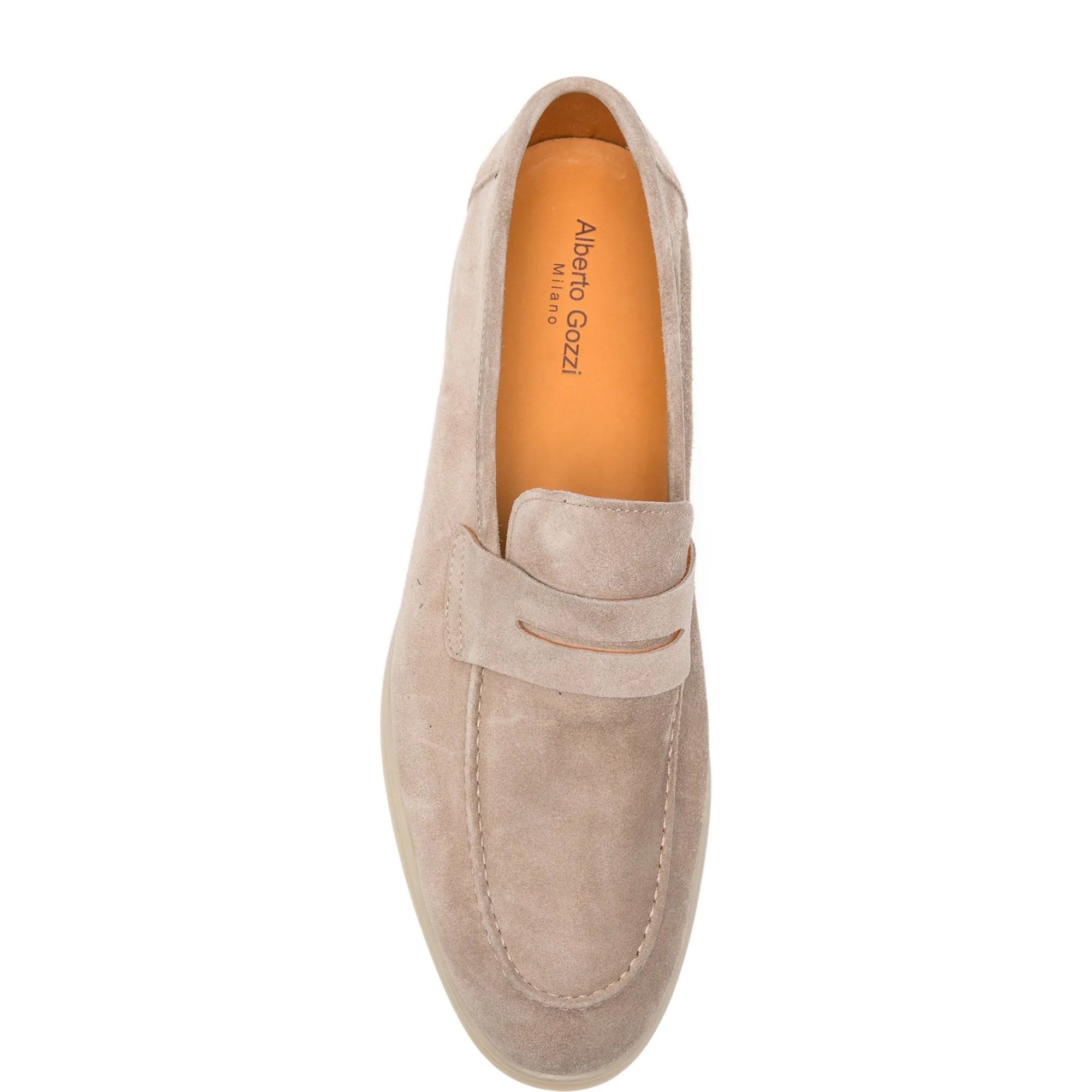 ALBERTO GOZZI Loaferiai vyrams, Smėlio, Loafers, AG6041-26101BEI 4