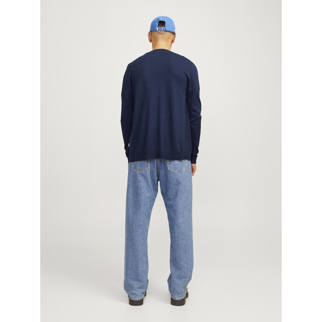 JACK & JONES Kardiganas vyrams, Mėlyna, Emil knit button cardigan 3
