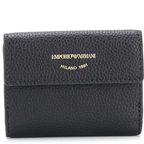 EMPORIO ARMANI Piniginė moterims, Juoda, Wallet 1