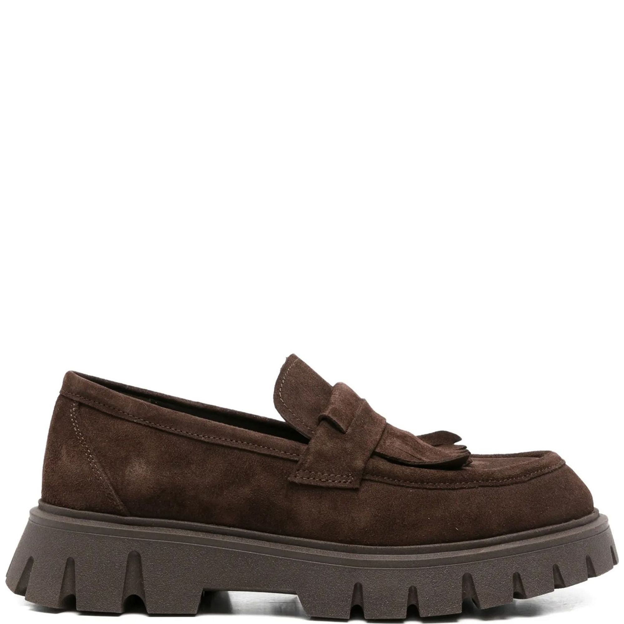SERGIO MORETTI Loaferiai moterims, Ruda, Loafers 2