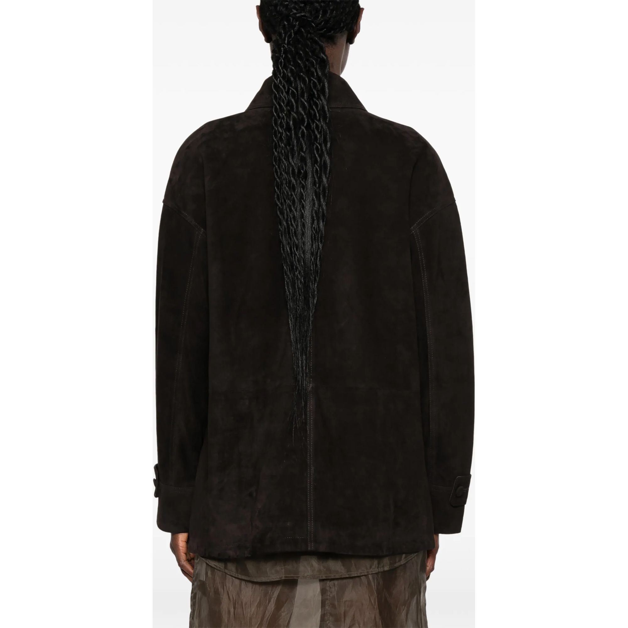 ADRIANNA FERETTI Odinė striukė moterims, Ruda, Leather jacket 4