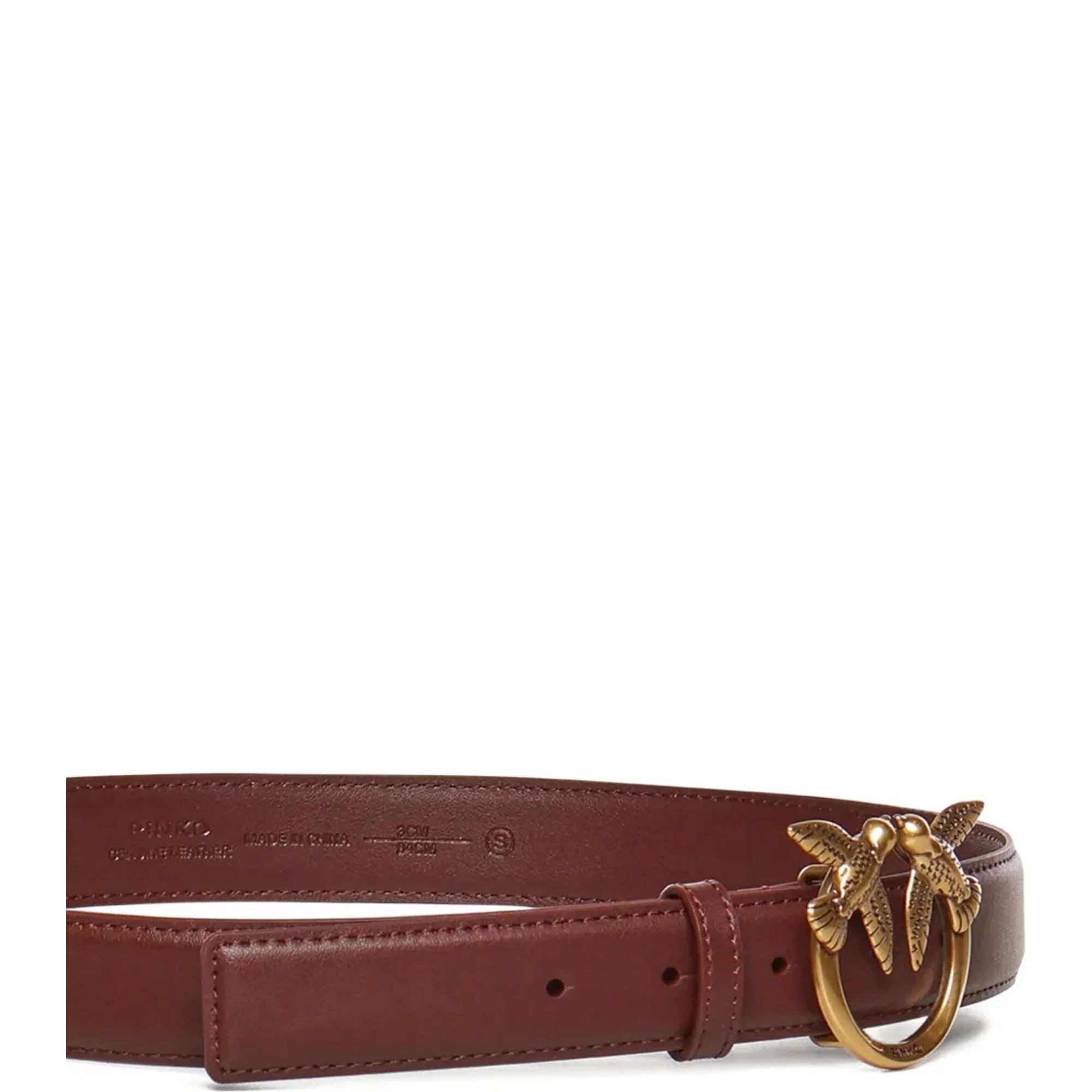 PINKO Diržas moterims, Vyšninė, Love berry h3 belt 2