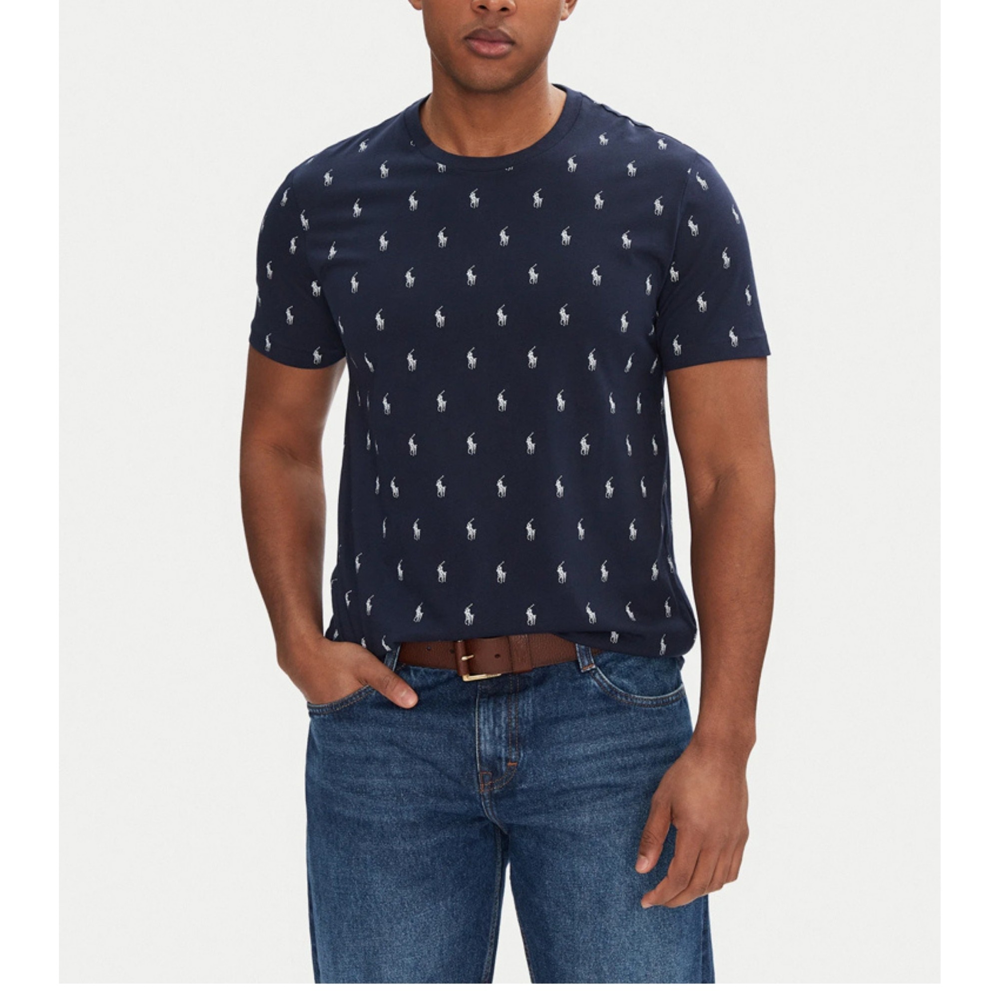 POLO RALPH LAUREN Pižama vyrams, Mėlyna, S/s crew sleep top 1