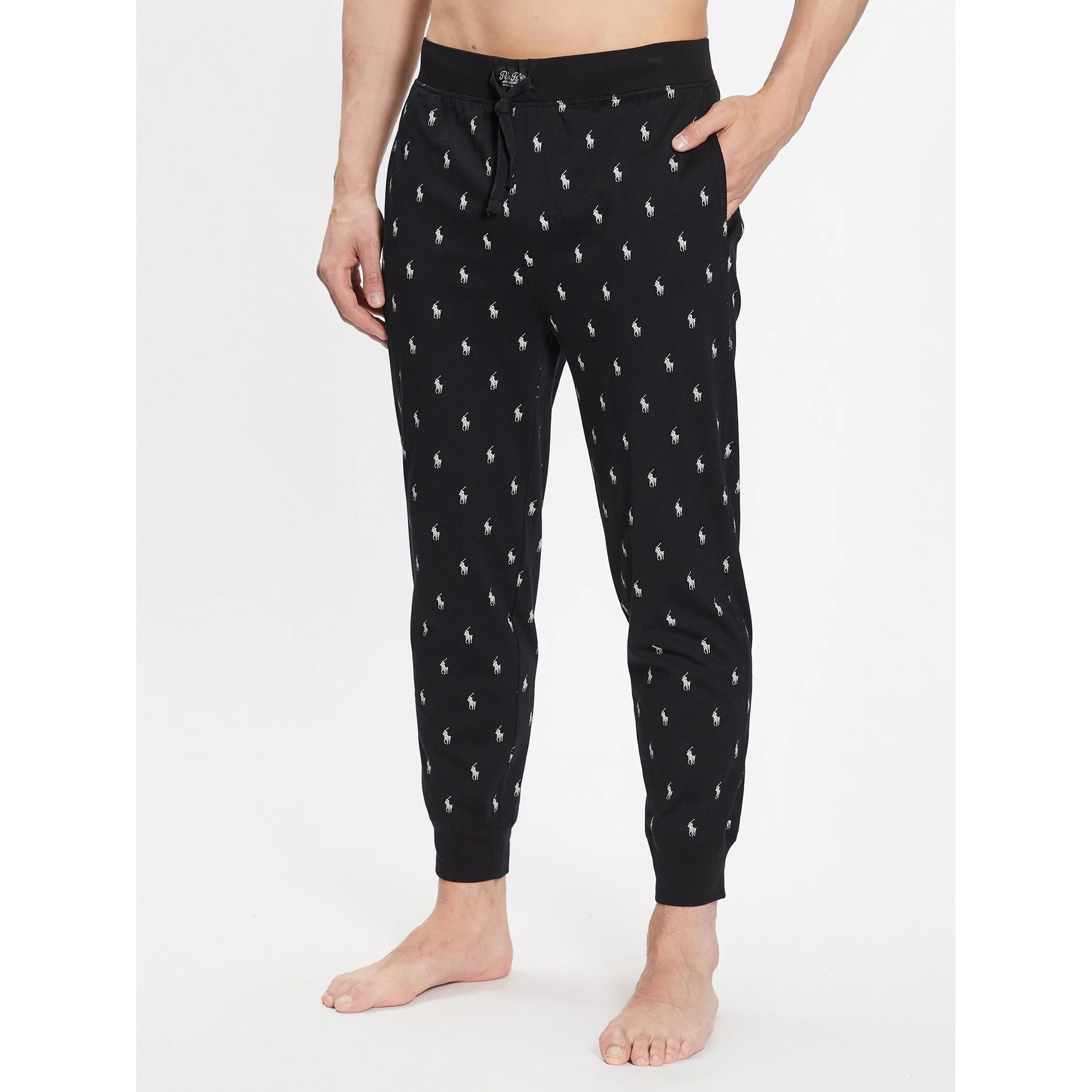 POLO RALPH LAUREN UW Laisvalaikio kelnės vyrams, Juoda, Jogger sleep 3