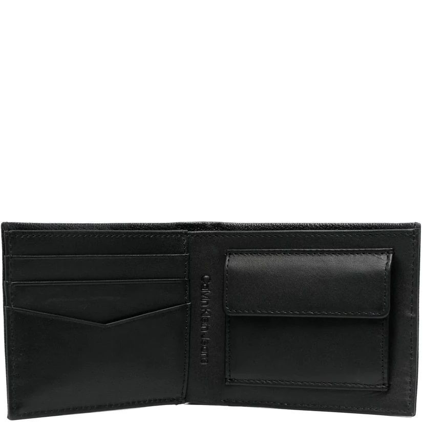 CALVIN KLEIN JEANS Piniginė vyrams, Juoda, EXPLORER BIFOLD W/COIN 3