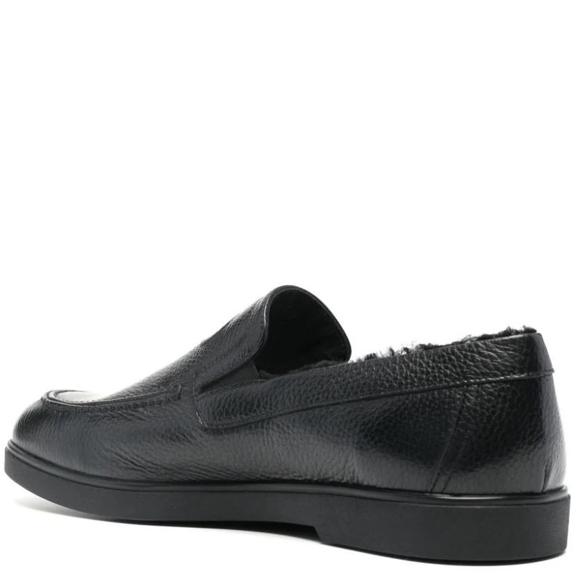 CESARE CASADEI Mokasinai vyrams, Juoda, Cervo mocassins 3