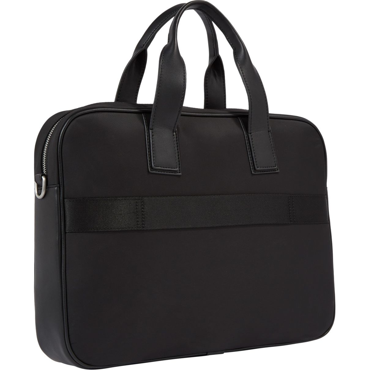 TOMMY HILFIGER Dėklas kompiuteriui vyrams, Juoda, Central repreve computer bag 2