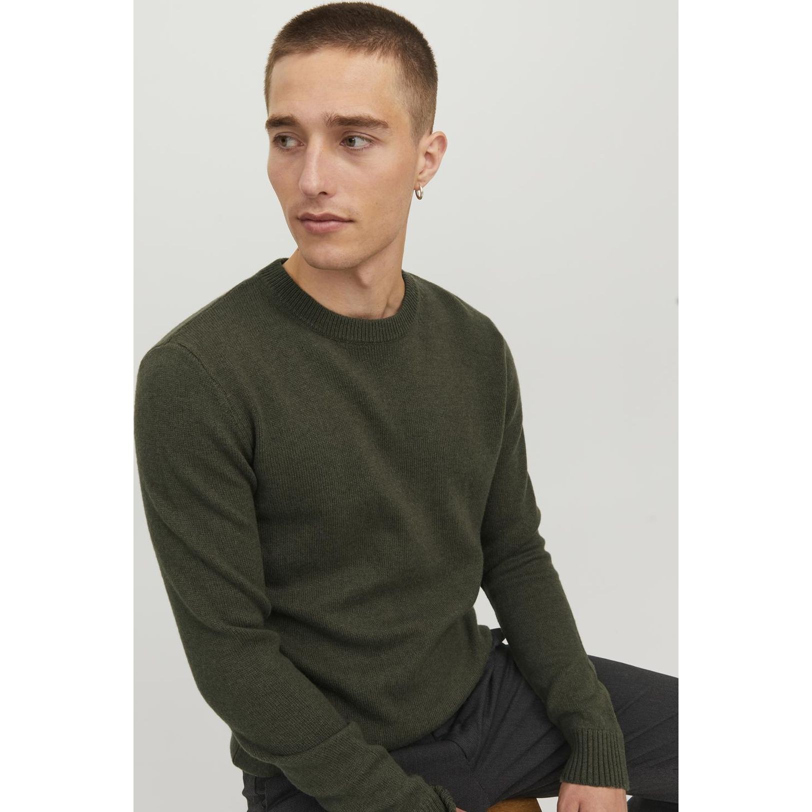 JACK & JONES Megztinis vyrams, JPRCCLAMBSWOOL KNIT CR 4