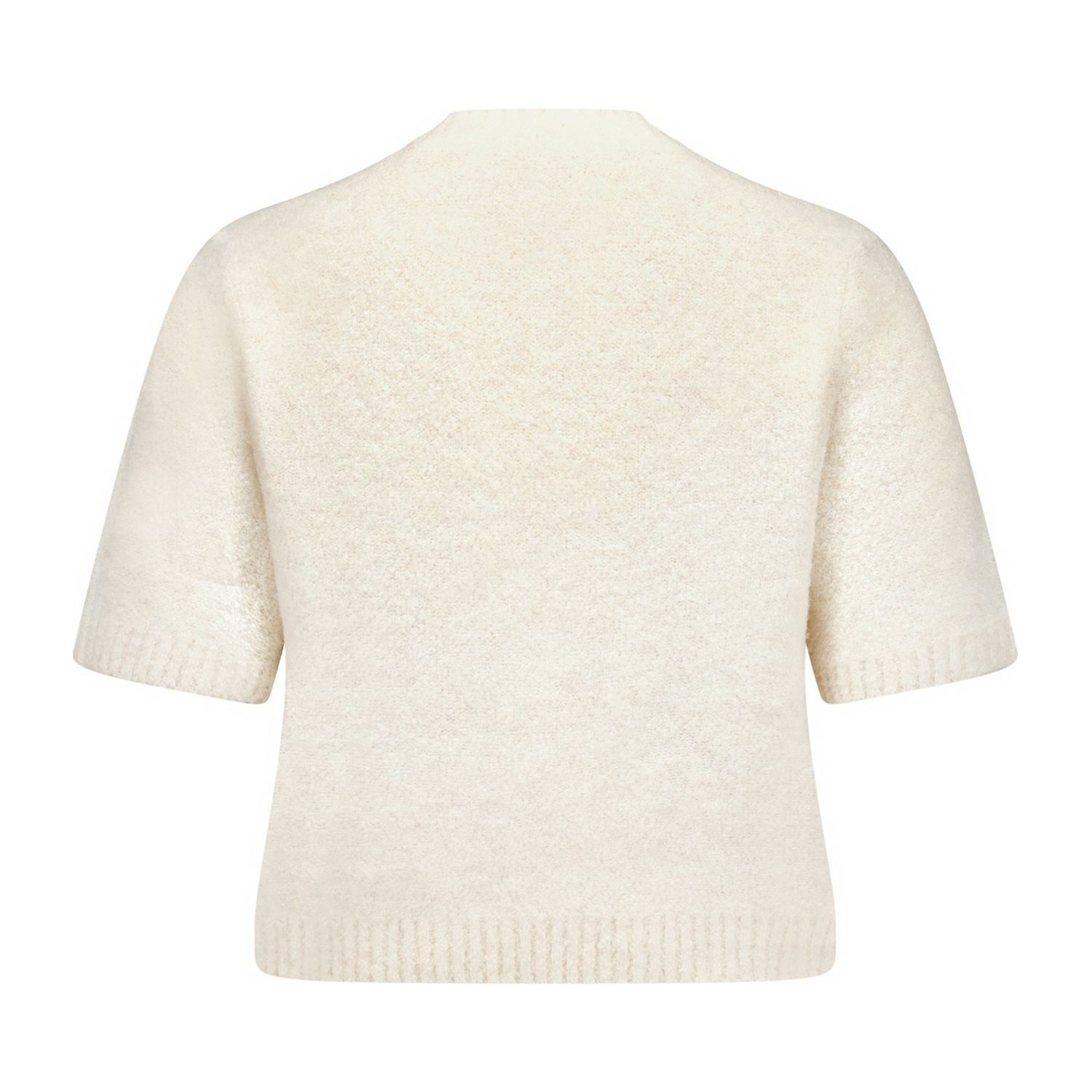 BETTY & CO Megzta palaidinė moterims, Smėlio, Short-sleeved knit sweater 3