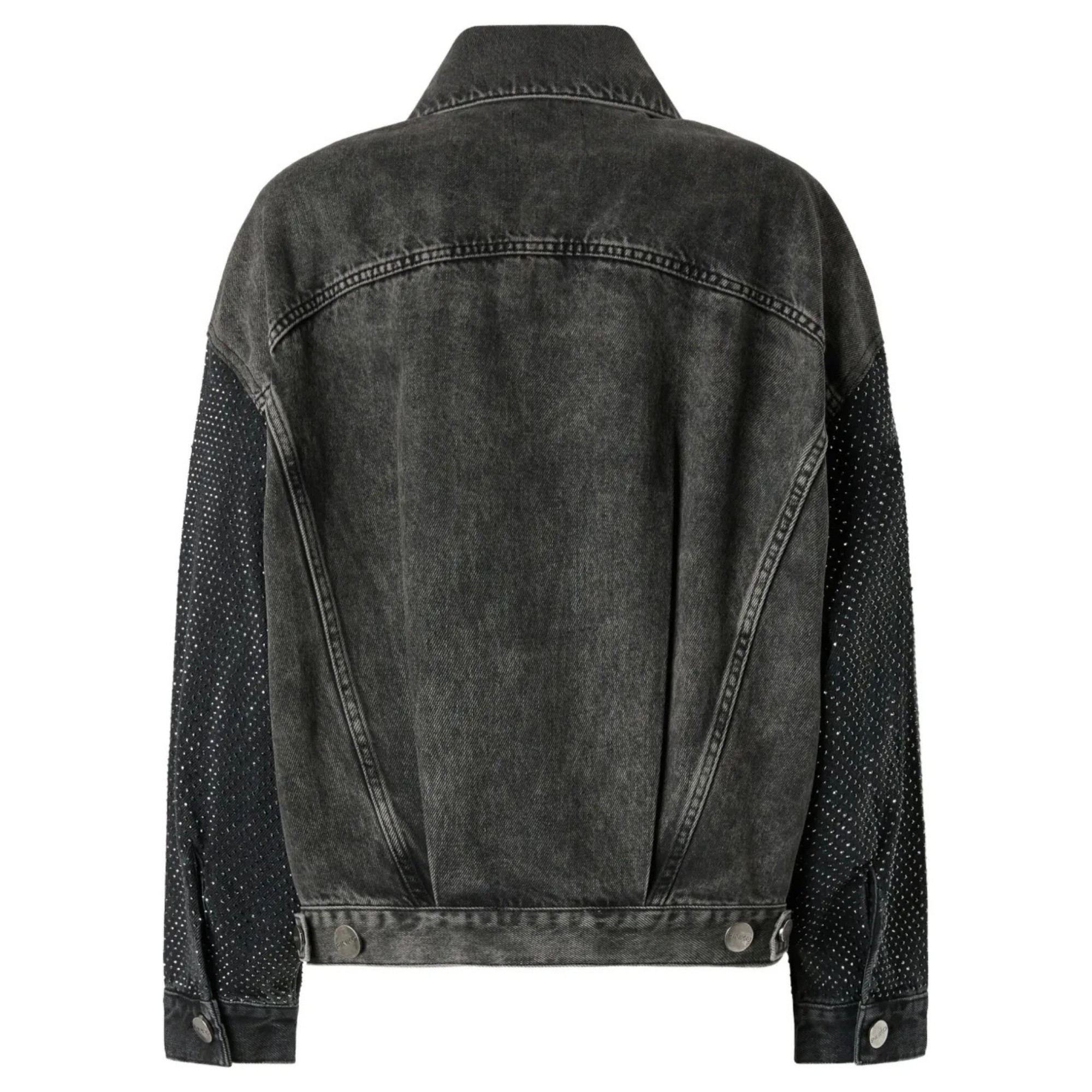 PINKO Džinsinis švarkas moterims, Pilka, Gaborone jacket 2