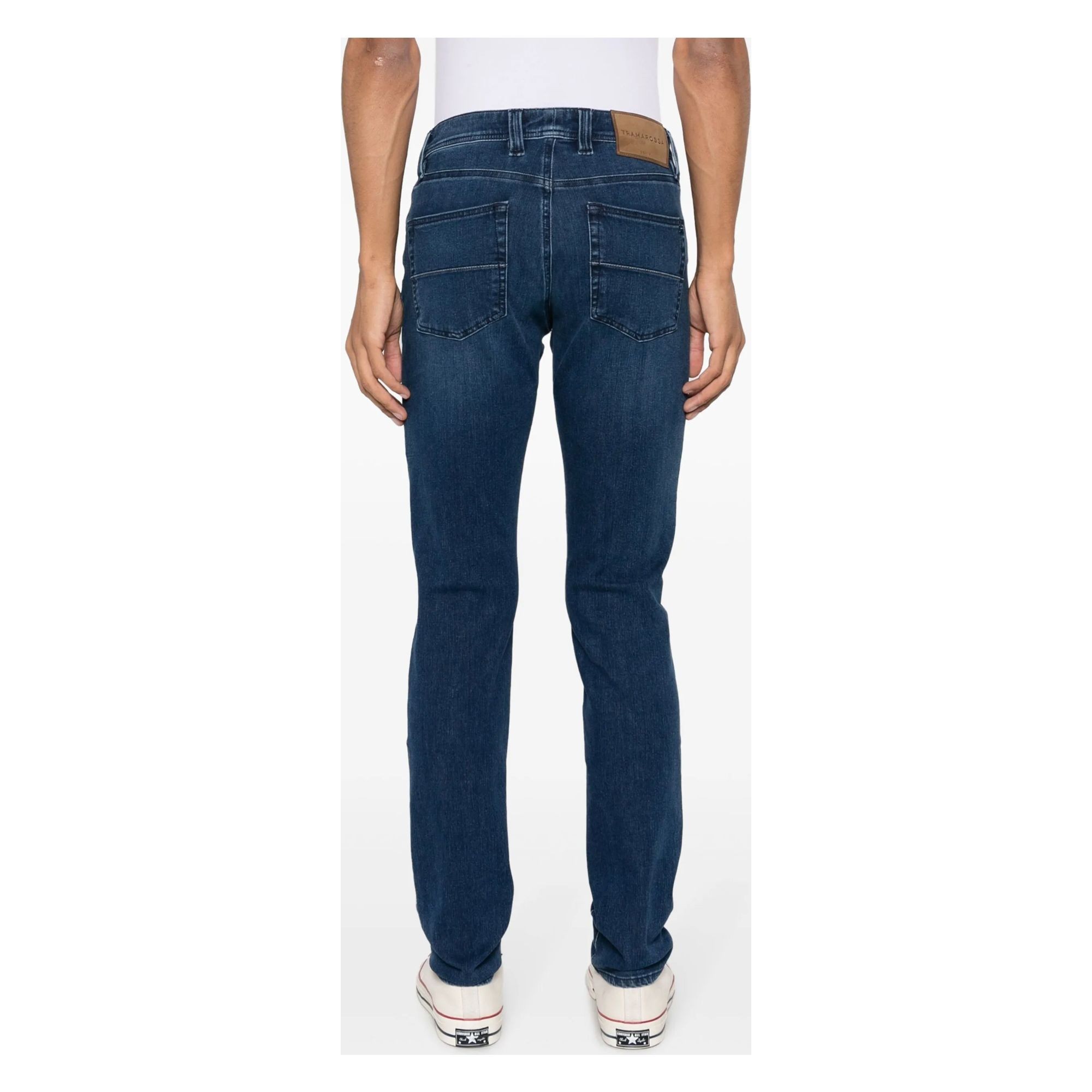 TRAMAROSSA Tiesūs džinsai vyrams, Mėlyna, Leonardo stretch jeans 4