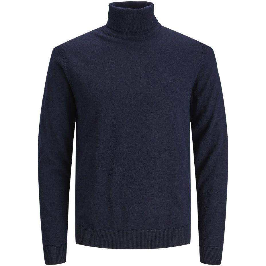 JACK & JONES Megztinis vyrams, Mėlyna, JPRBLABUSHWICK MERINO 1