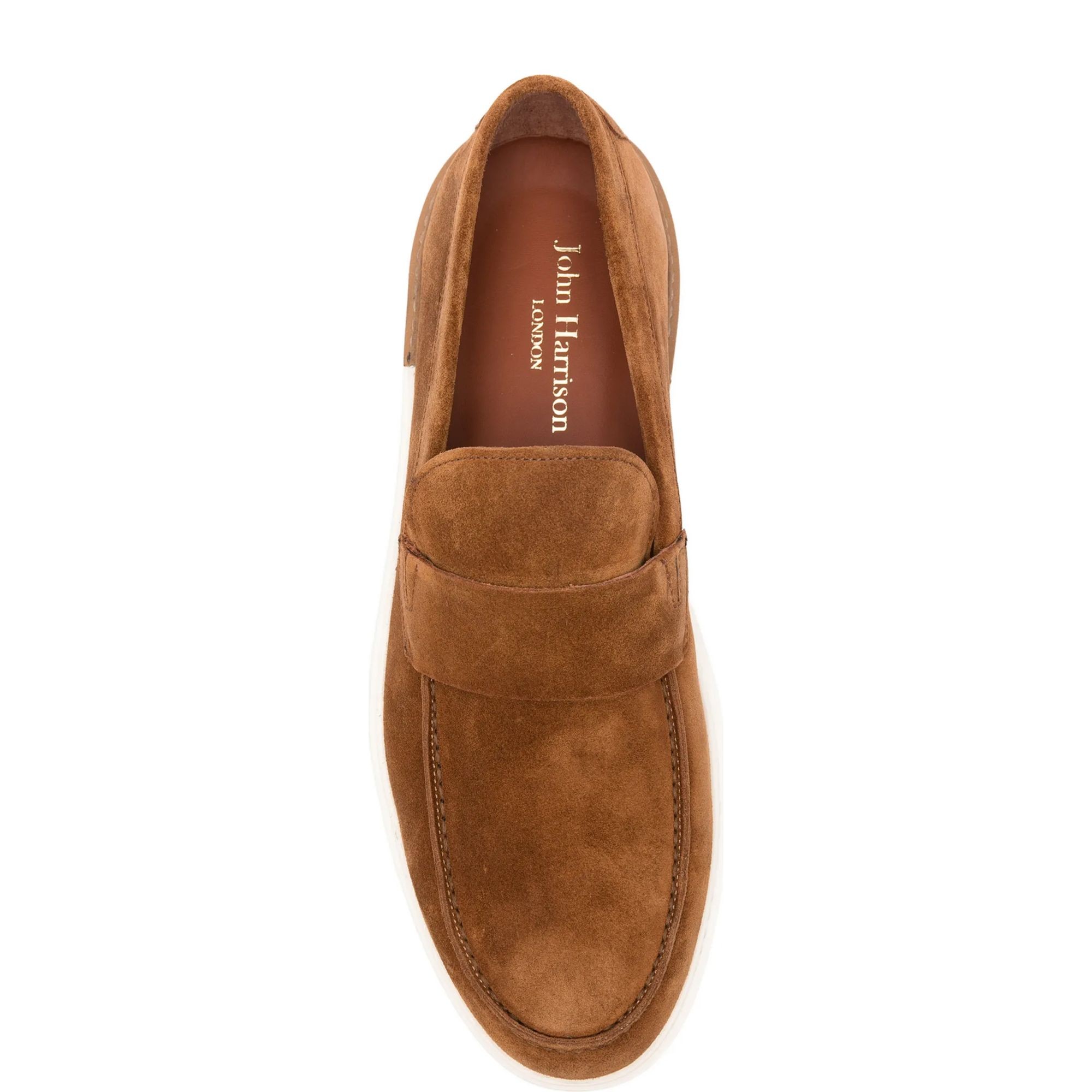 JOHN HARRISON Loaferiai vyrams, Ruda, Loafers 4