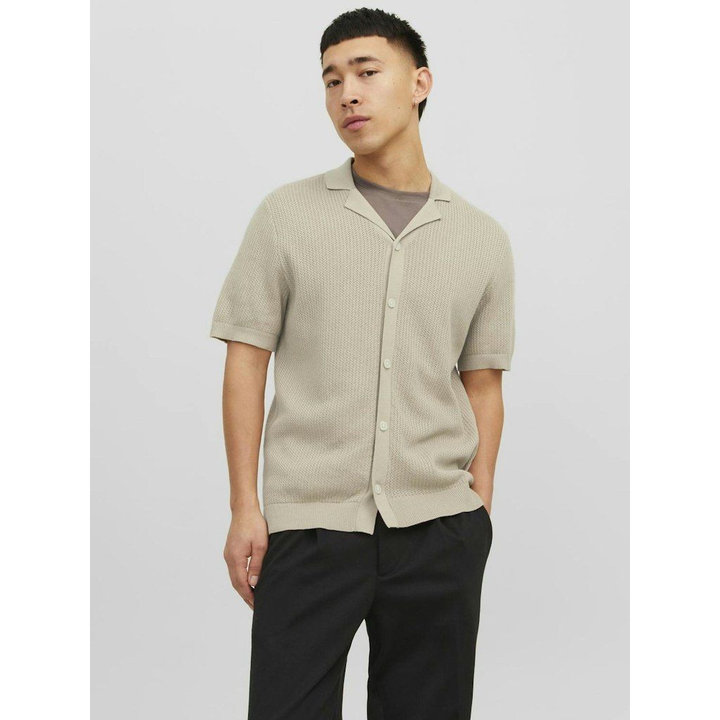 JACK & JONES Megztinis vyrams, Balta, JPRBLAWOODY KNI 2