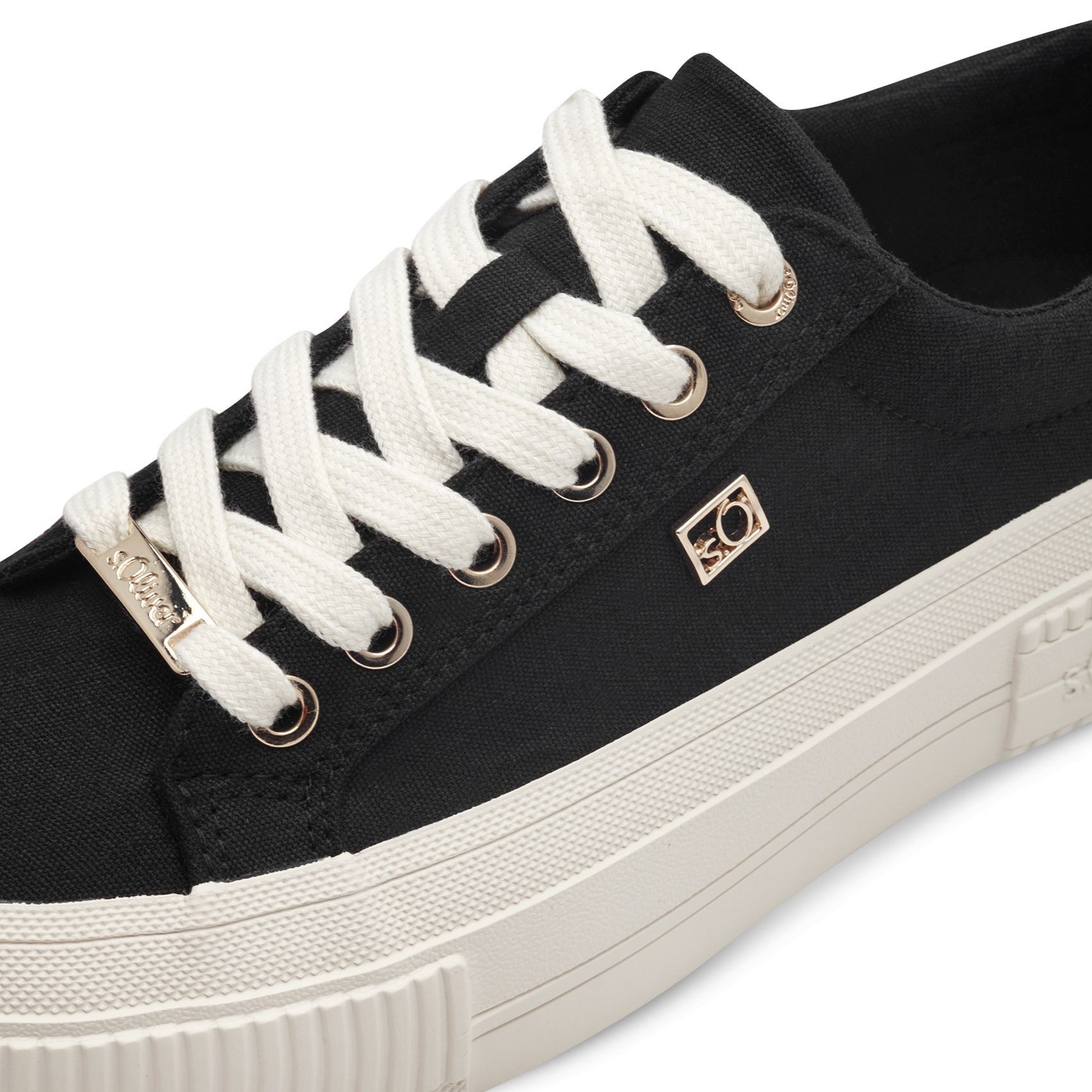 S.OLIVER Laisvalaikio bateliai moterims, Juoda, Women Lace-up 6