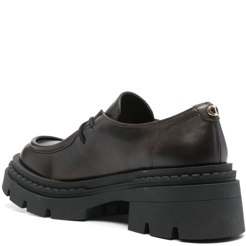 TWINSET Loaferiai moterims, Ruda, Lace-ups with oval t 3