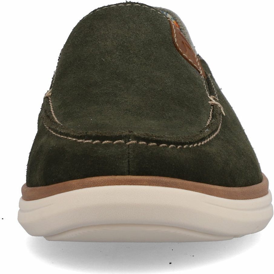 RIEKER Mokasinai vyrams, Žalia, MOCASINS 5