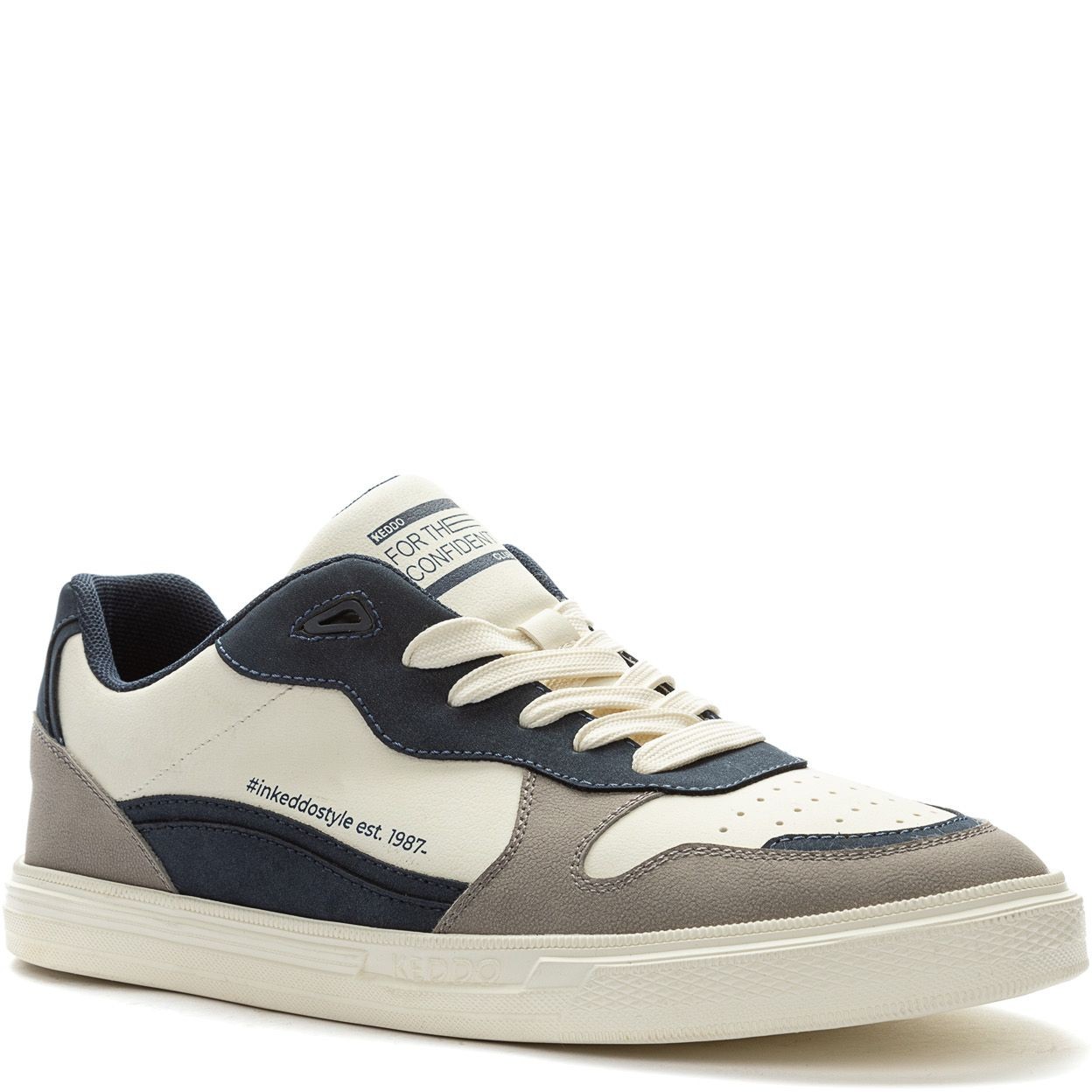 KEDDO DENIM Bateliai, vyrams, Balta, Sneakers 1