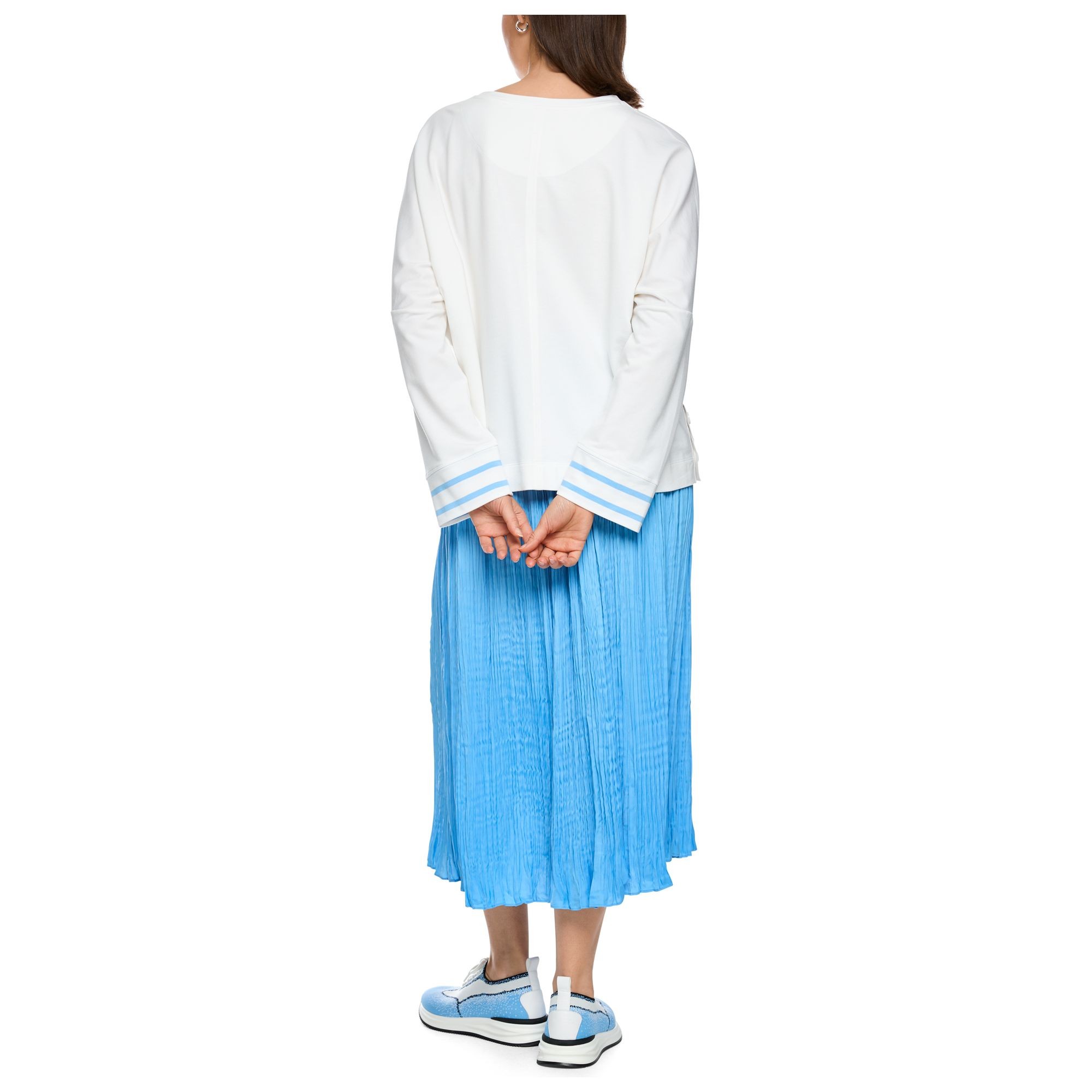 MARC CAIN Sportinis nertinis moterims, Balta, Sweatshirt 3