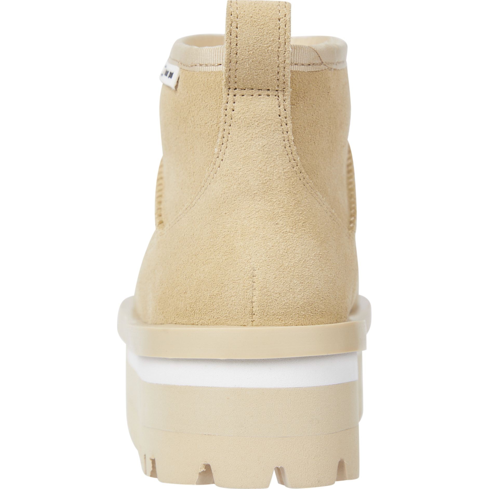 TOMMY JEANS Pašiltinti aulinukai moterims, Smėlio, Flatform boot 4