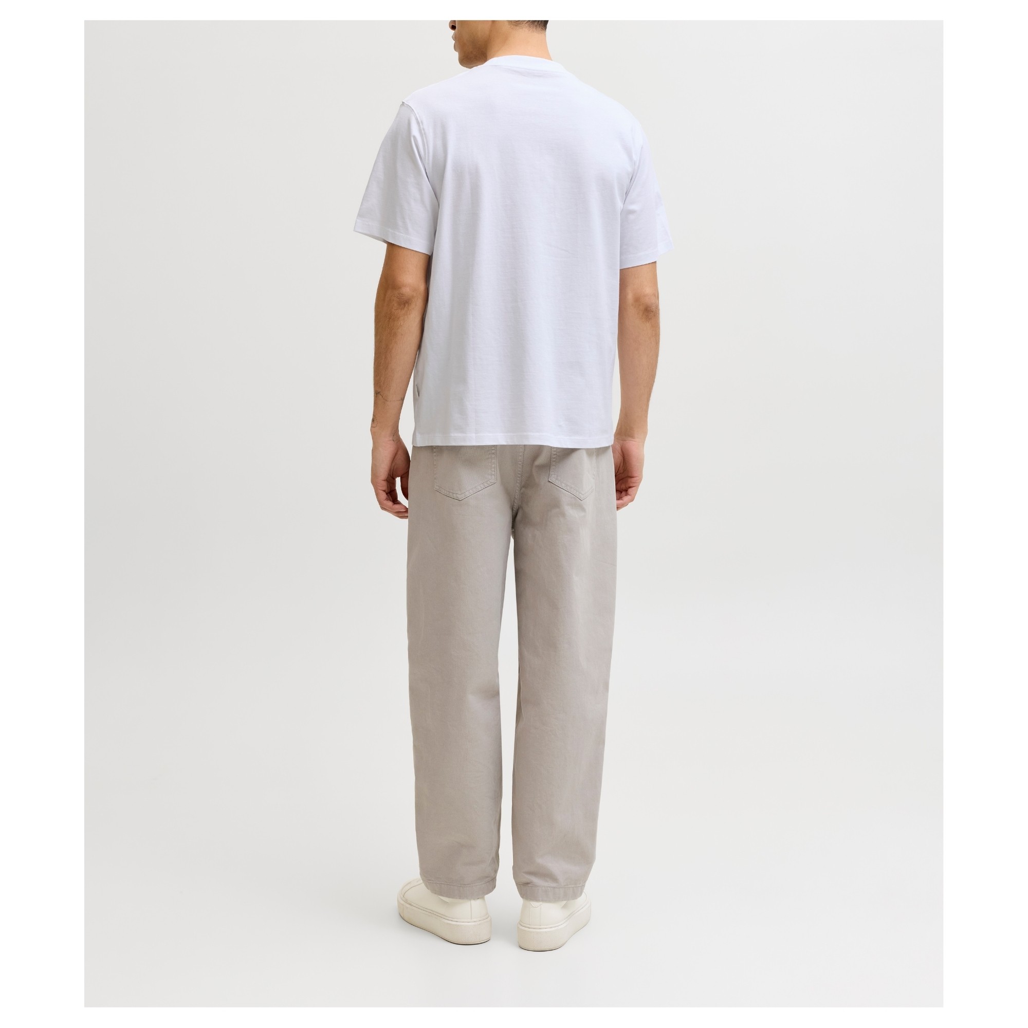JACK & JONES Marškinėliai vyrams, Balta, Hyeres minimal 5
