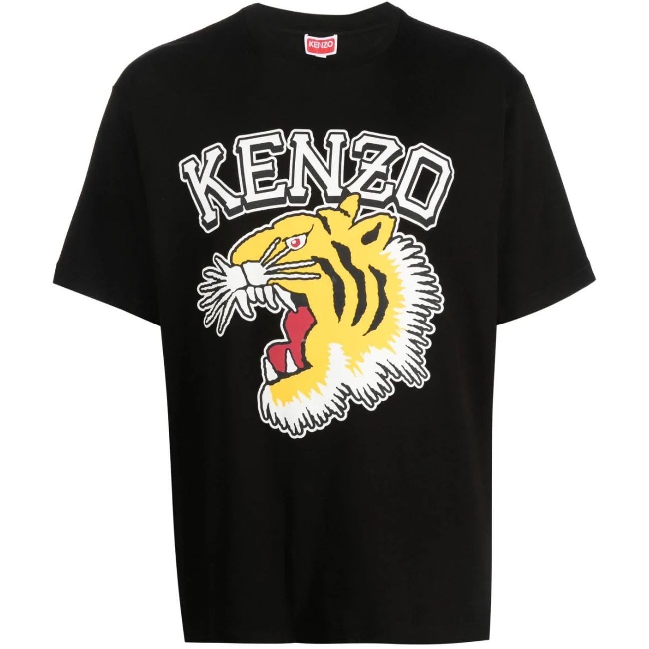 KENZO Marškinėliai trump. rankovėmis vyrams, Juoda, Tiger varsity oversize t-shirt 1