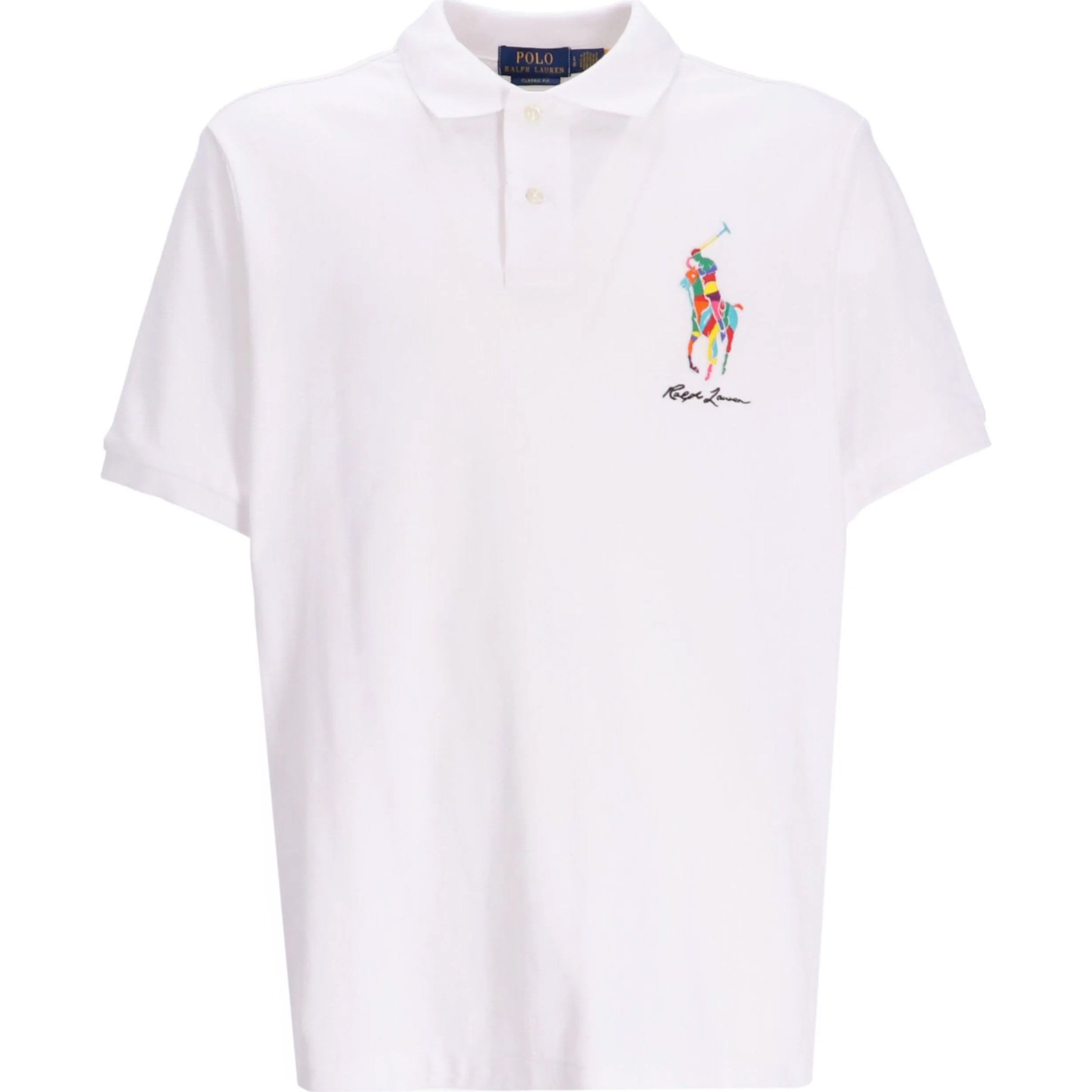 POLO RALPH LAUREN Polo marškiniai trumpos rank. vyrams, Balta, Short sleeve polo shirt 1