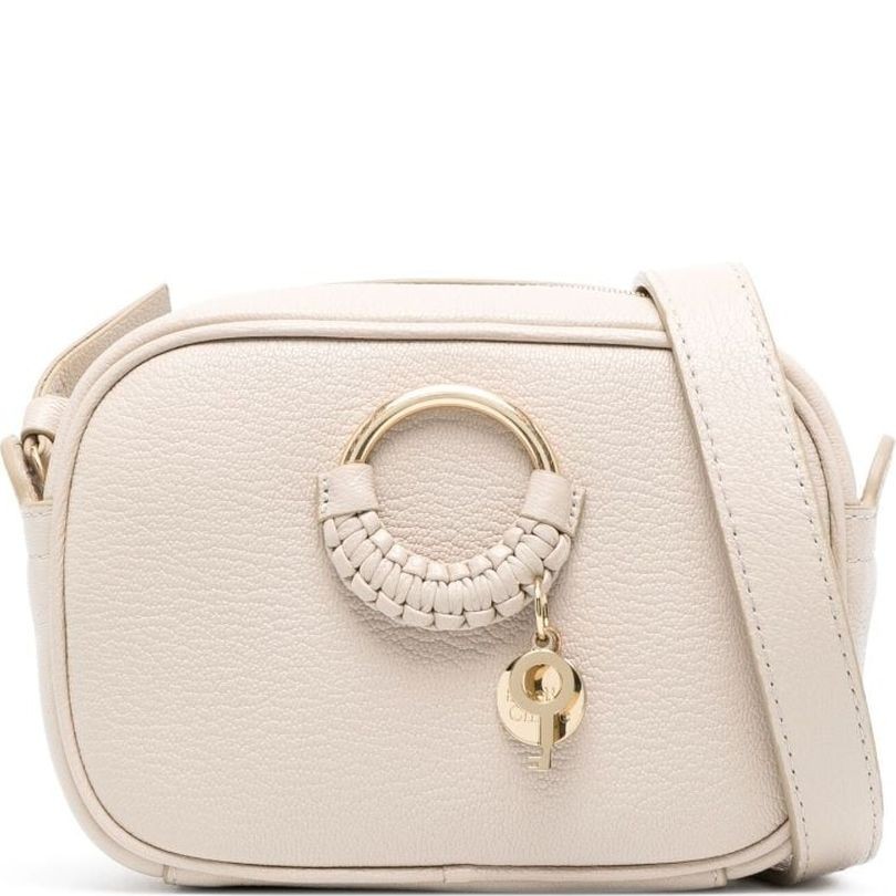 SEE BY CHLOE Rankinė per petį moterims, Smėlio, Hana sbc camera bag 1