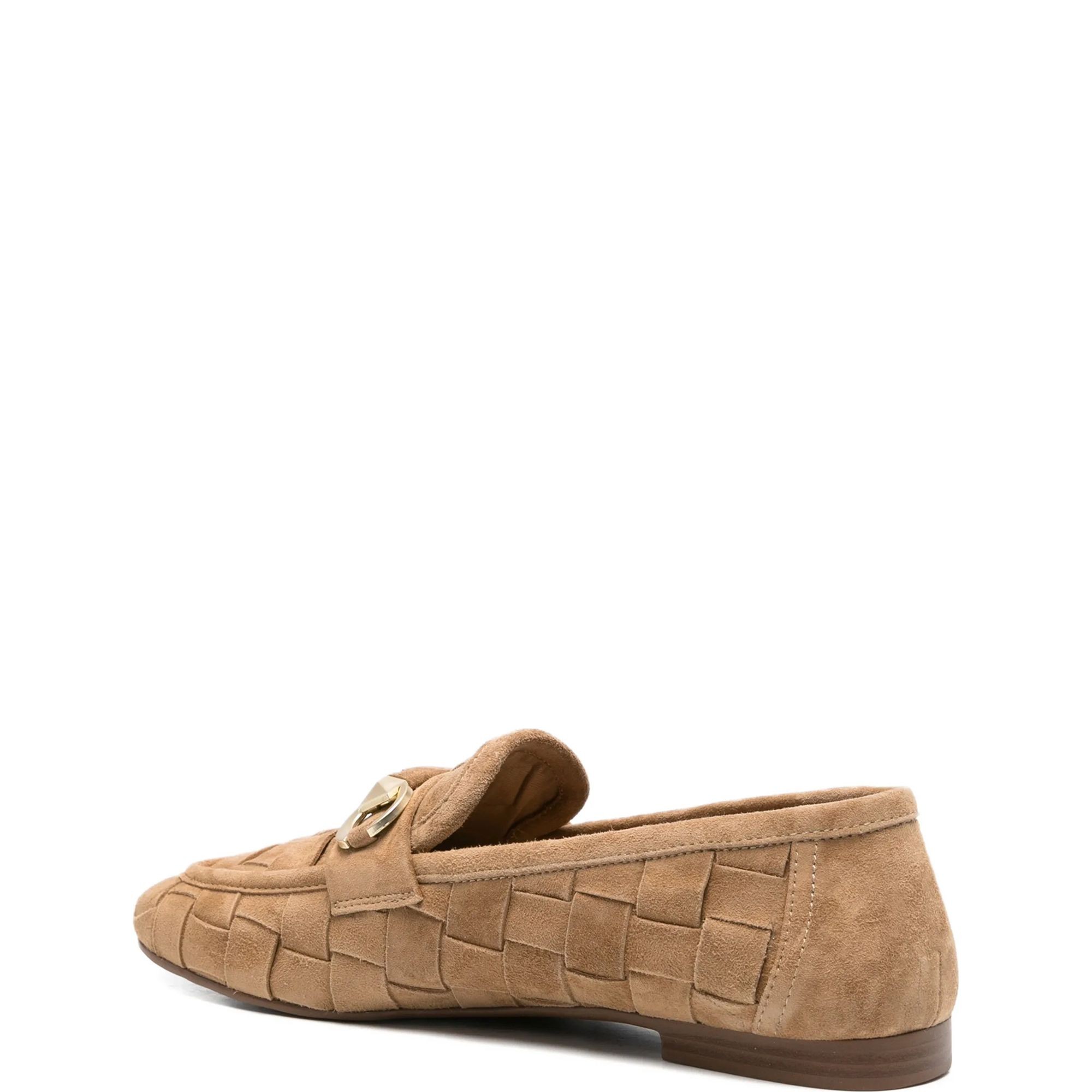 SERGIO MORETTI Loaferiai moterims, Smėlio, Loafers, smr6044-26112bei 3