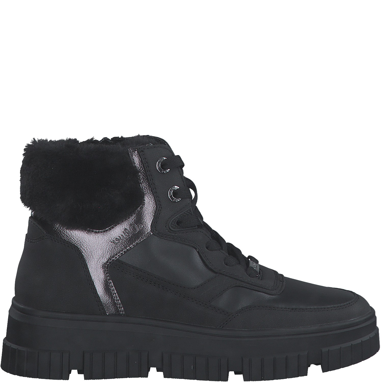 S.OLIVER Aulinukai moterims, Juoda, BOOTIES 2