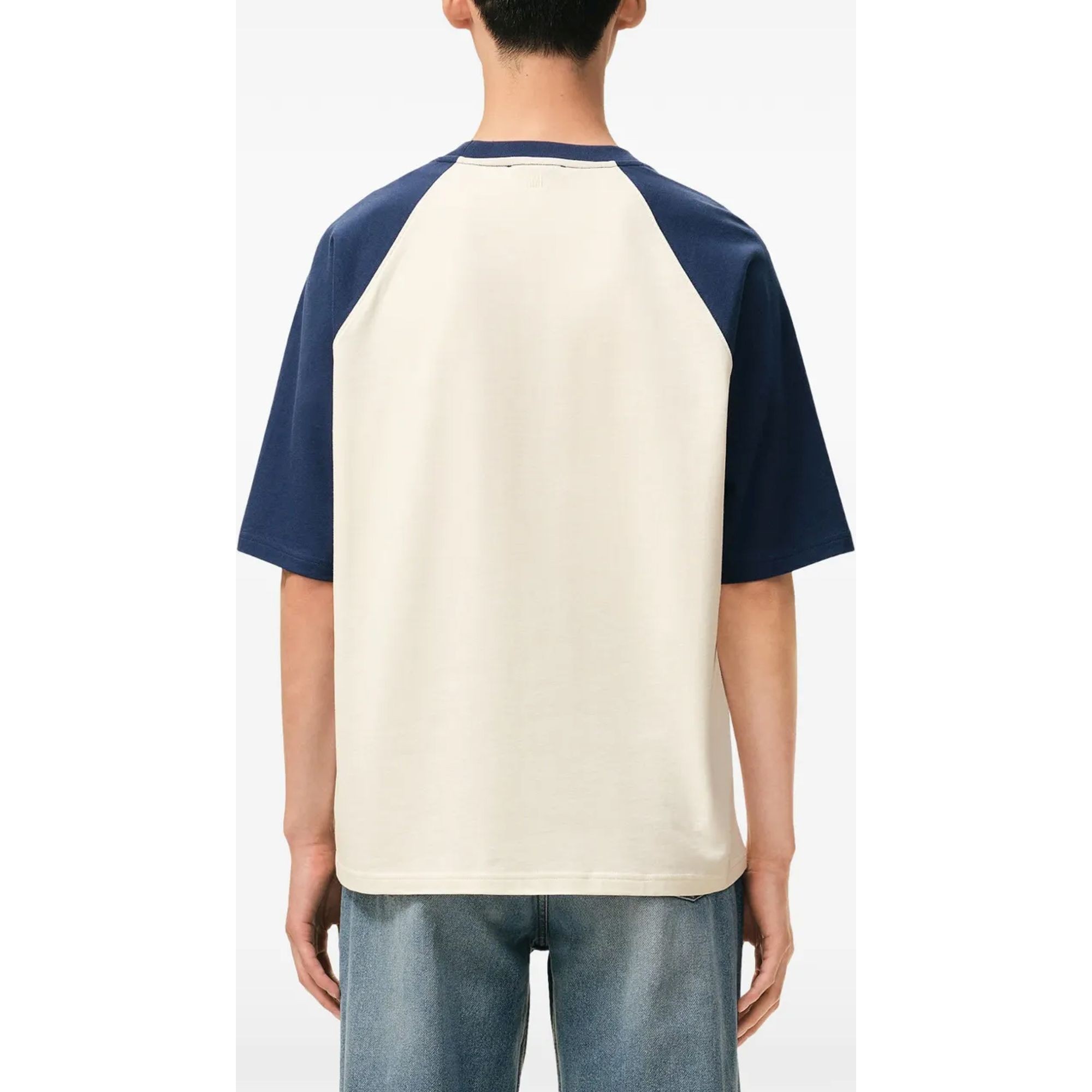 AMI PARIS Marškinėliai trump. rankovėmis, Balta, Short sleeves fit teeshirt 4