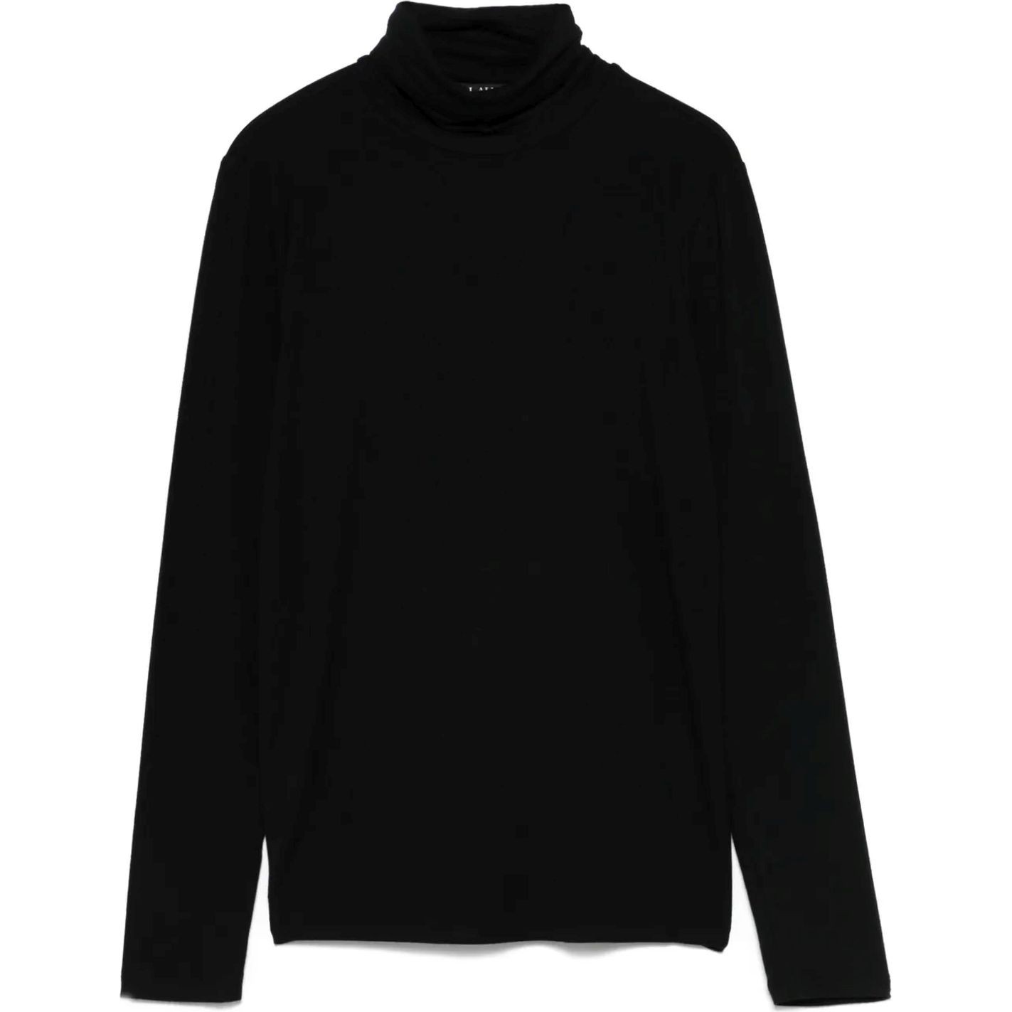 LAUREN RALPH LAUREN Marškinėliai trump. rankovėmis moterims, Juoda, Strech rayon jersey 1