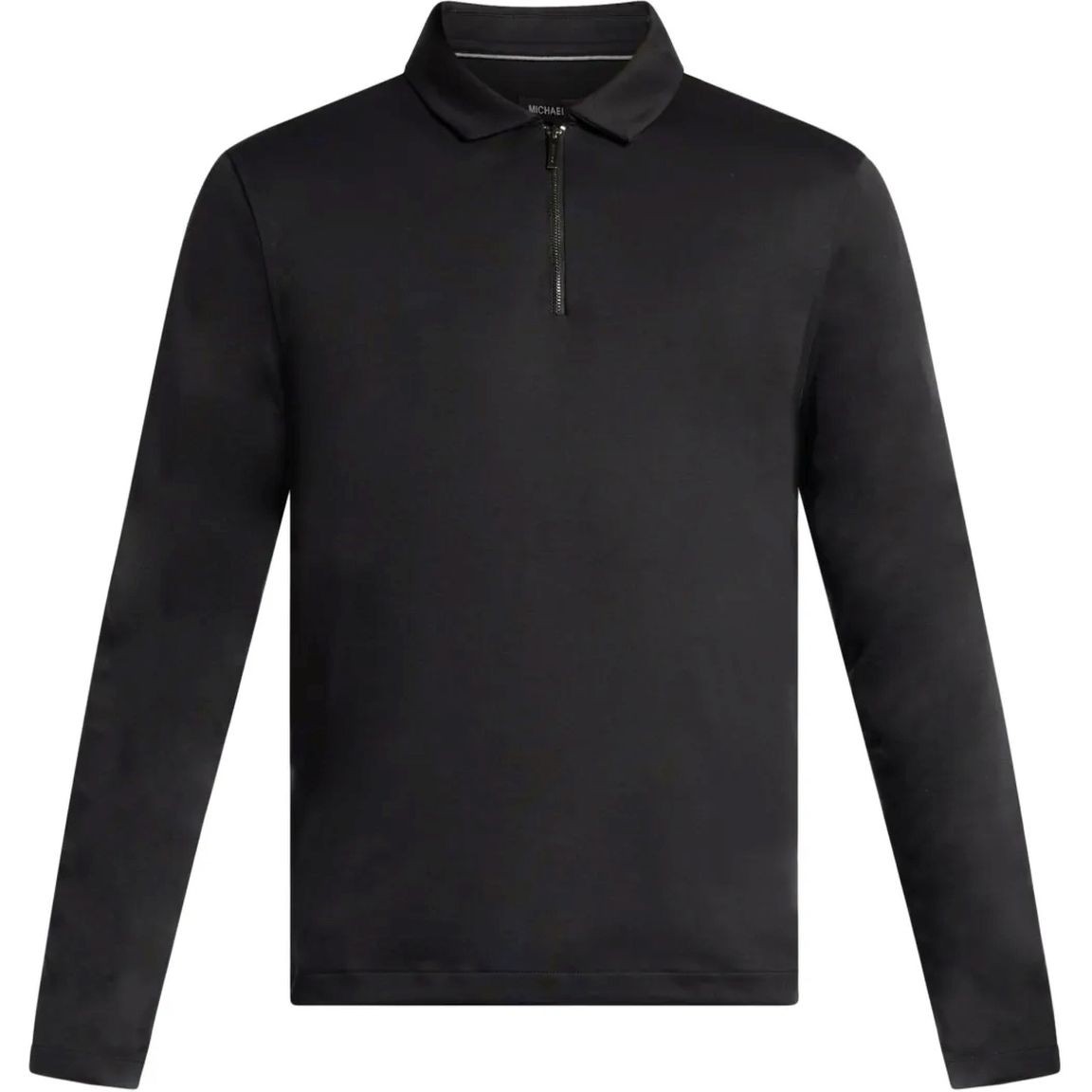 MICHAEL KORS Polo marškiniai trumpos rank. vyrams, Juoda, Sleek ls zip polo