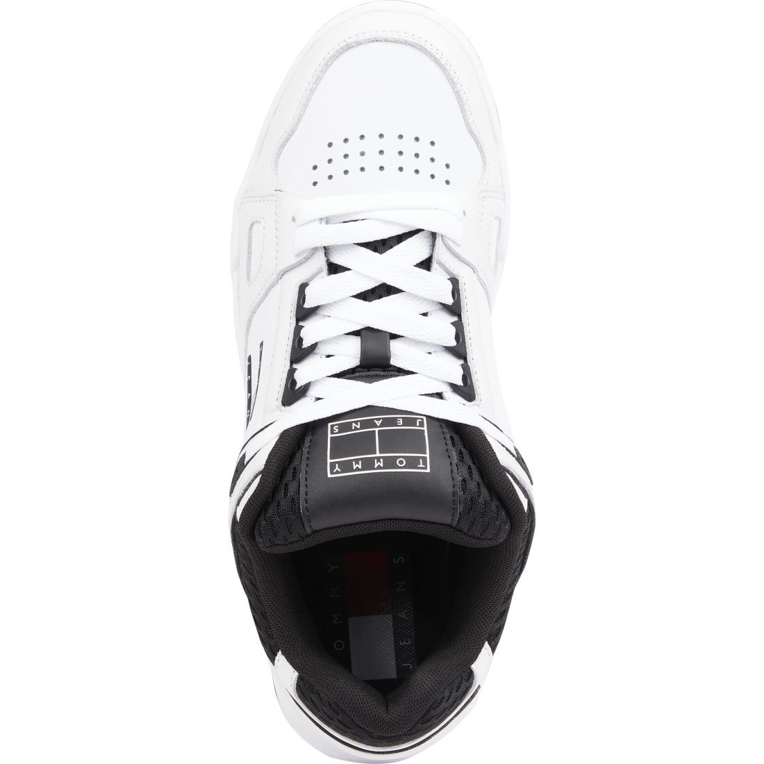 TOMMY JEANS Sportiniai bateliai vyrams, Balta, Skater tongue sport shoe 4
