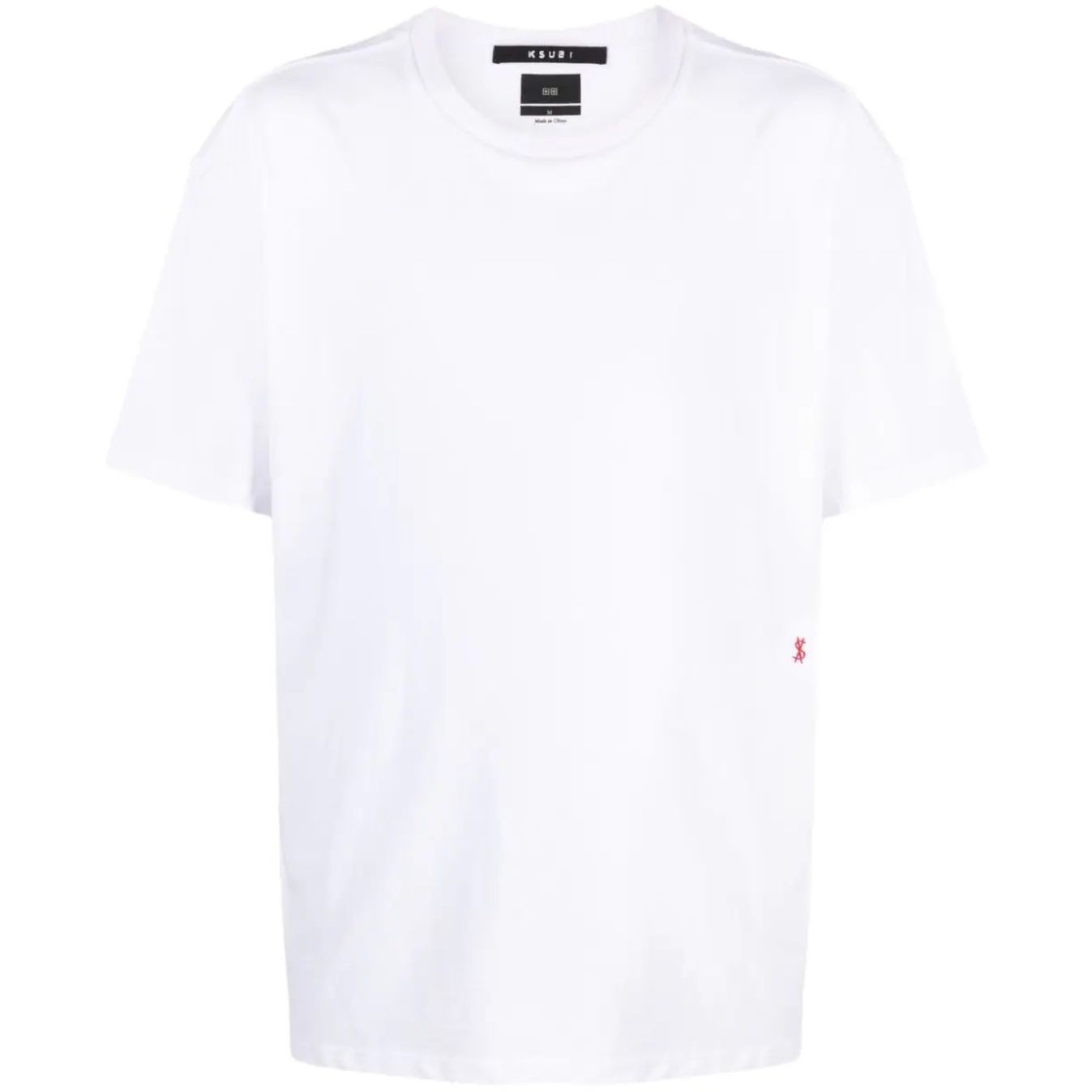 KSUBI Marškinėliai trump. rankovėmis vyrams, Balta, 4x4 biggie ss tee white/red 1