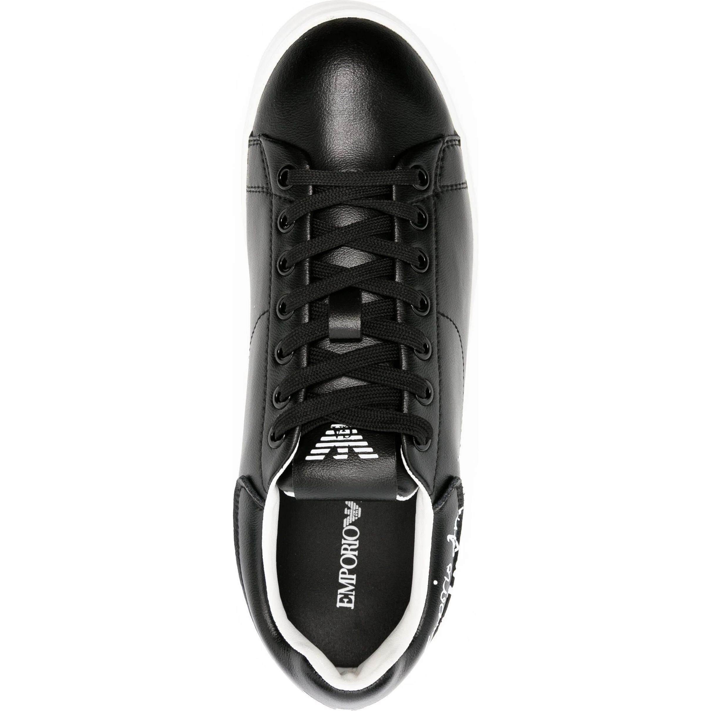 EMPORIO ARMANI Sportiniai bateliai moterims, Juoda, Sneaker 4