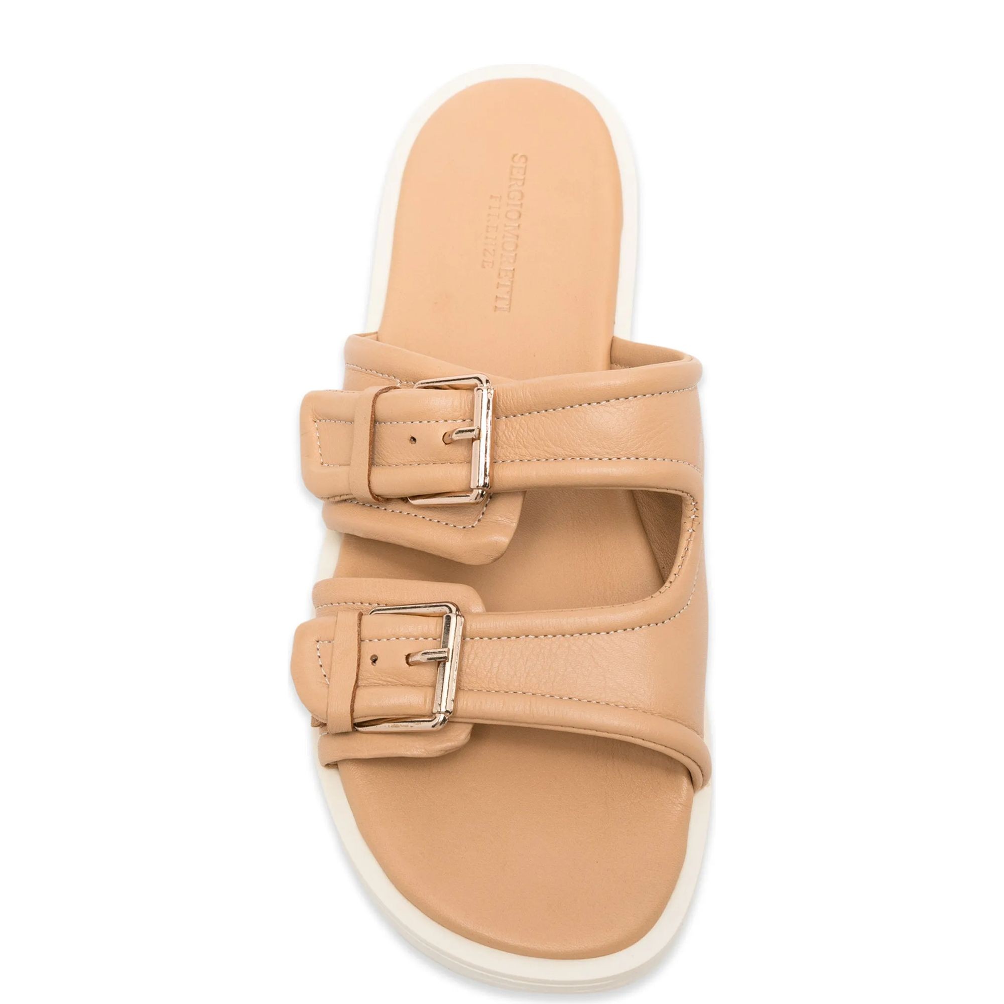 SERGIO MORETTI Basutės moterims, Smėlio, Sandals, sm6014-20017bei 4