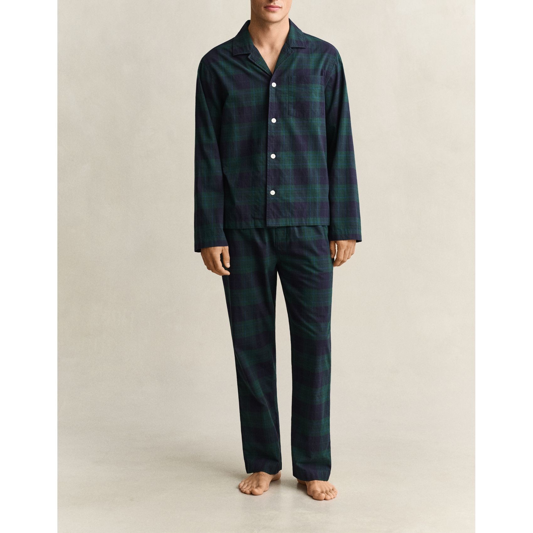 GANT Pižama vyrams, Žalia, Checked pajama set giftbox 3
