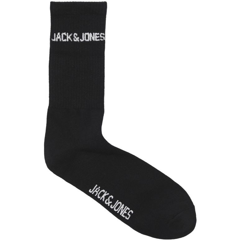 JACK & JONES Kojinės vyrams, Juoda, Melvin tennis sock 3 pack 4