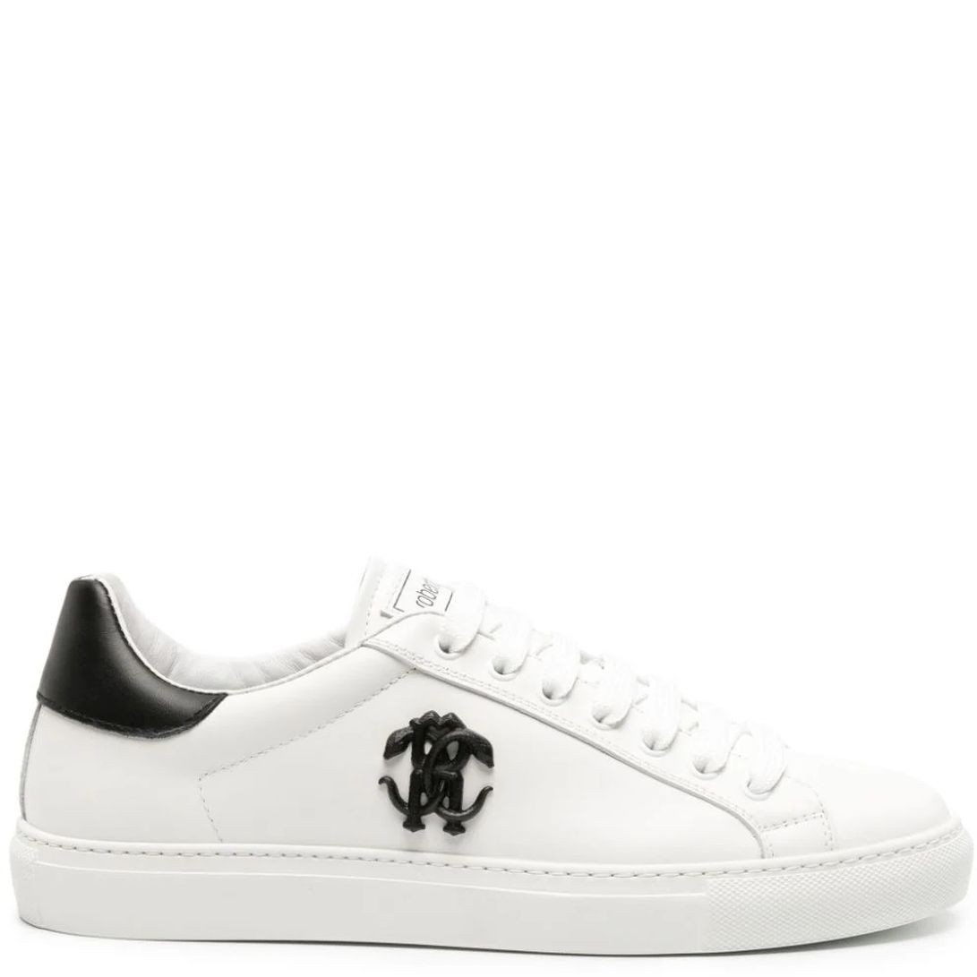 ROBERTO CAVALLI Laisvalaikio bateliai vyrams, Balta, Sneakers 2