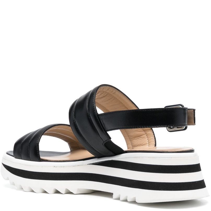 CESARE CASADEI Basutės moterims, Juoda, Wedge sandals 3