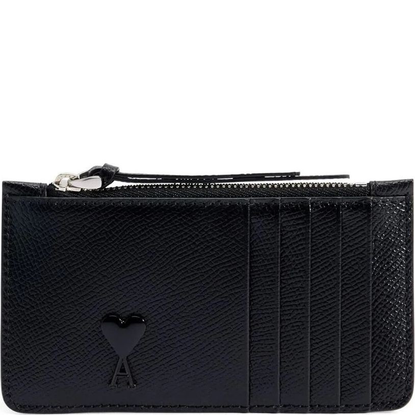 AMI PARIS Kortelių dėklas, Juoda, Adc card holder 1