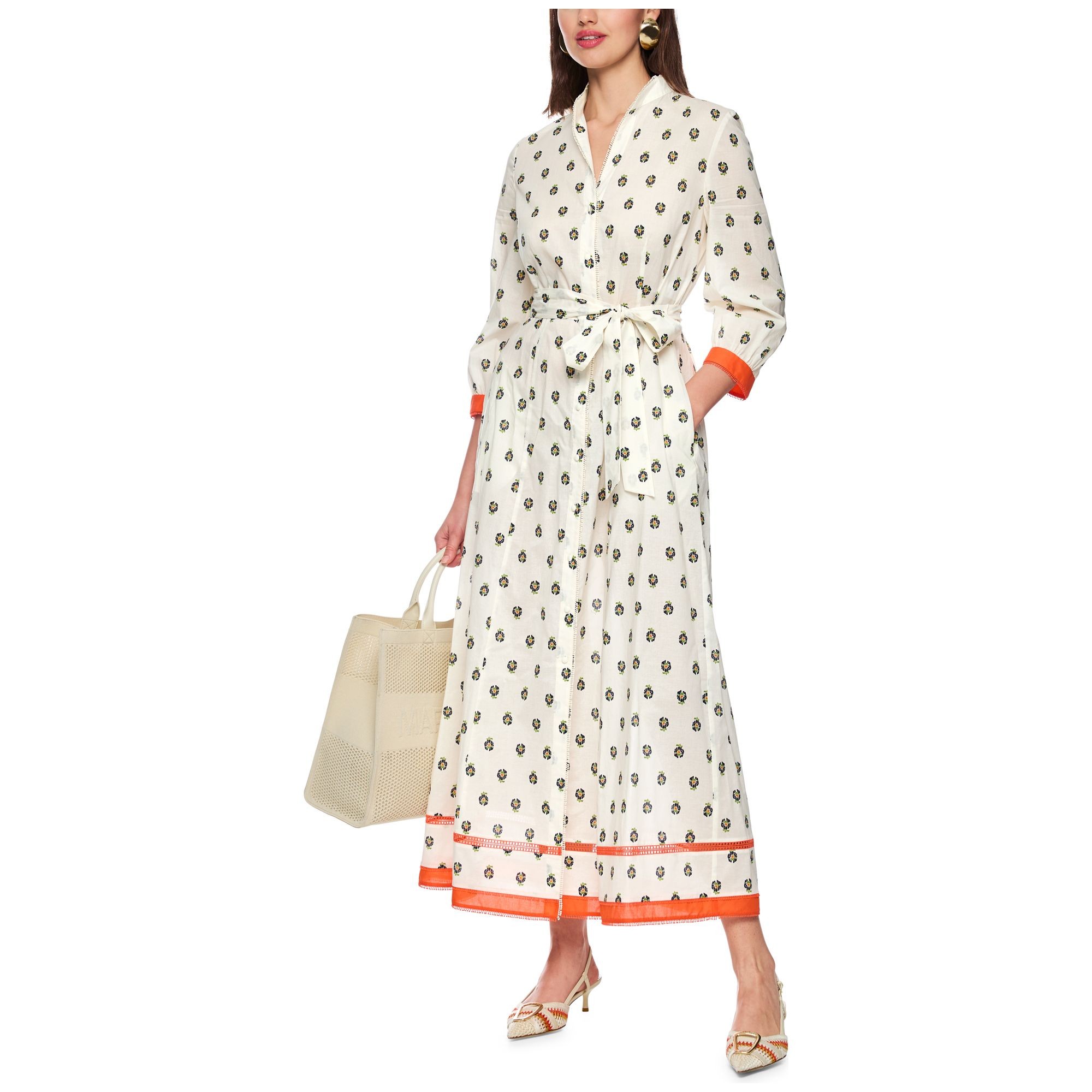 MARC CAIN Midi suknelė moterims, Smėlio, Dress 1