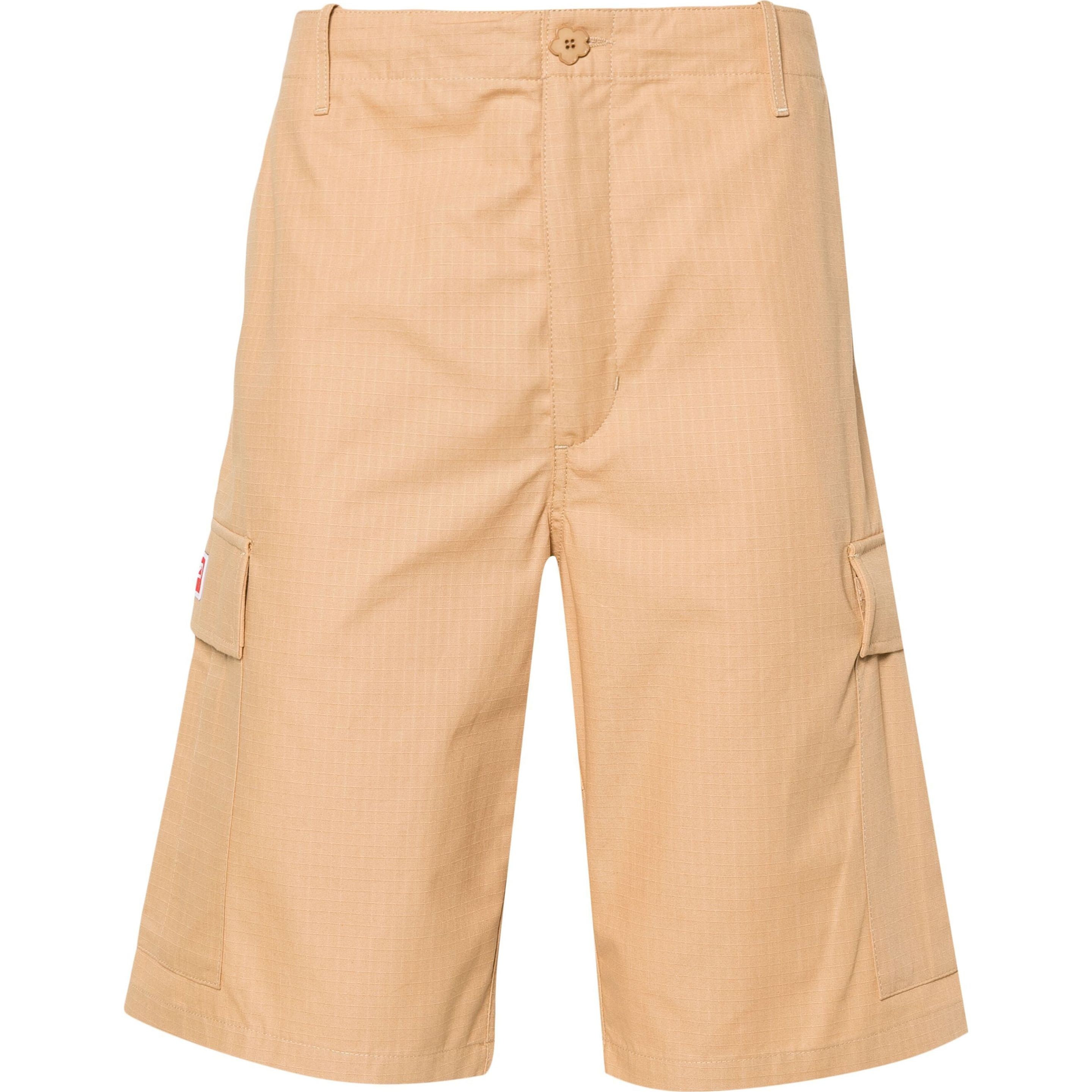 KENZO Šortai vyrams, Ruda, Cargo workwear short 1