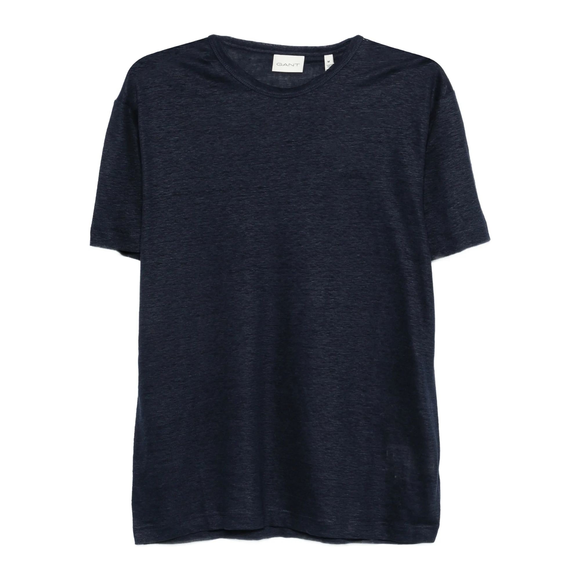 GANT Marškinėliai vyrams, Mėlyna, LINEN SS T-SHIRT 1